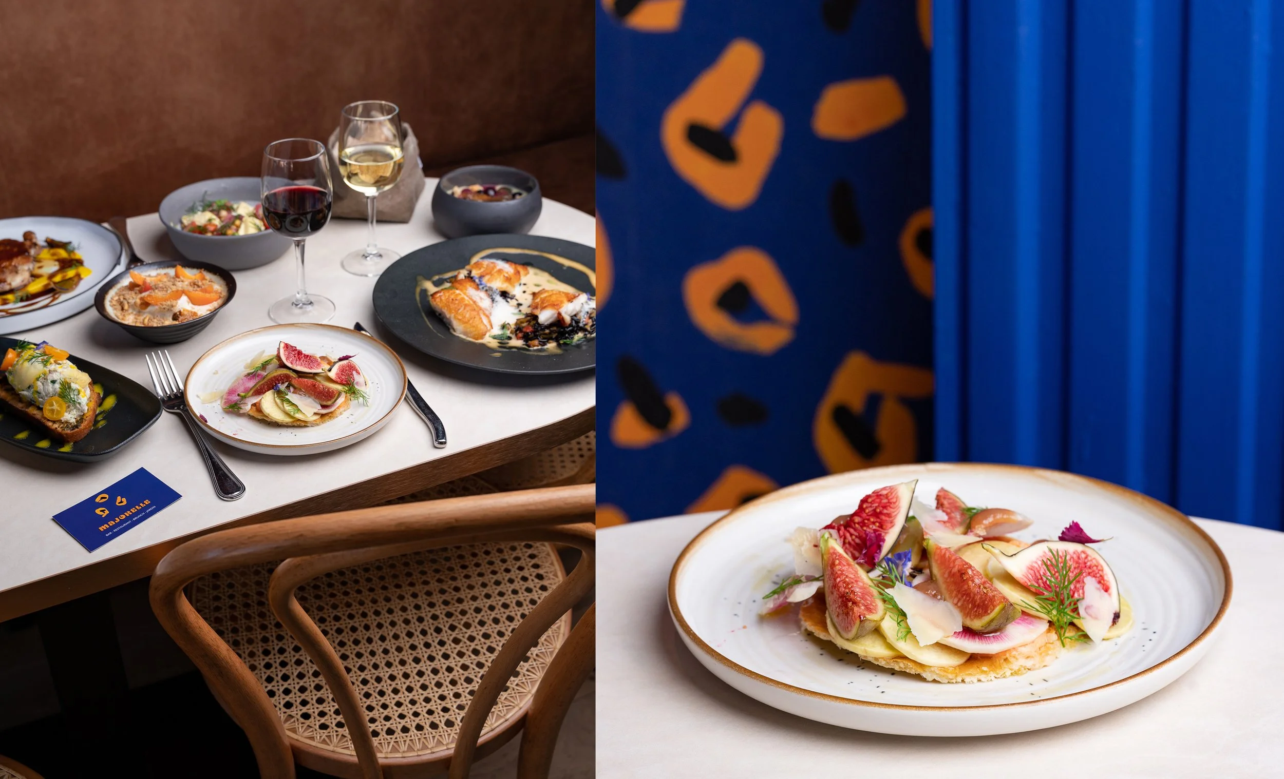 un shooting culinaire chez le restaurant majorelle (lyon)
