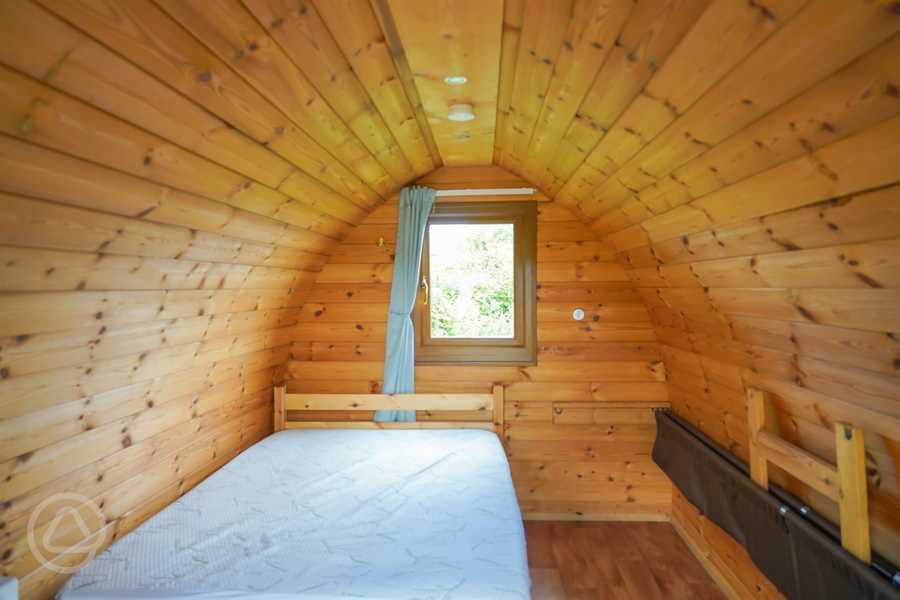 LogPods at Tollgate Farm Campsite Cornwall