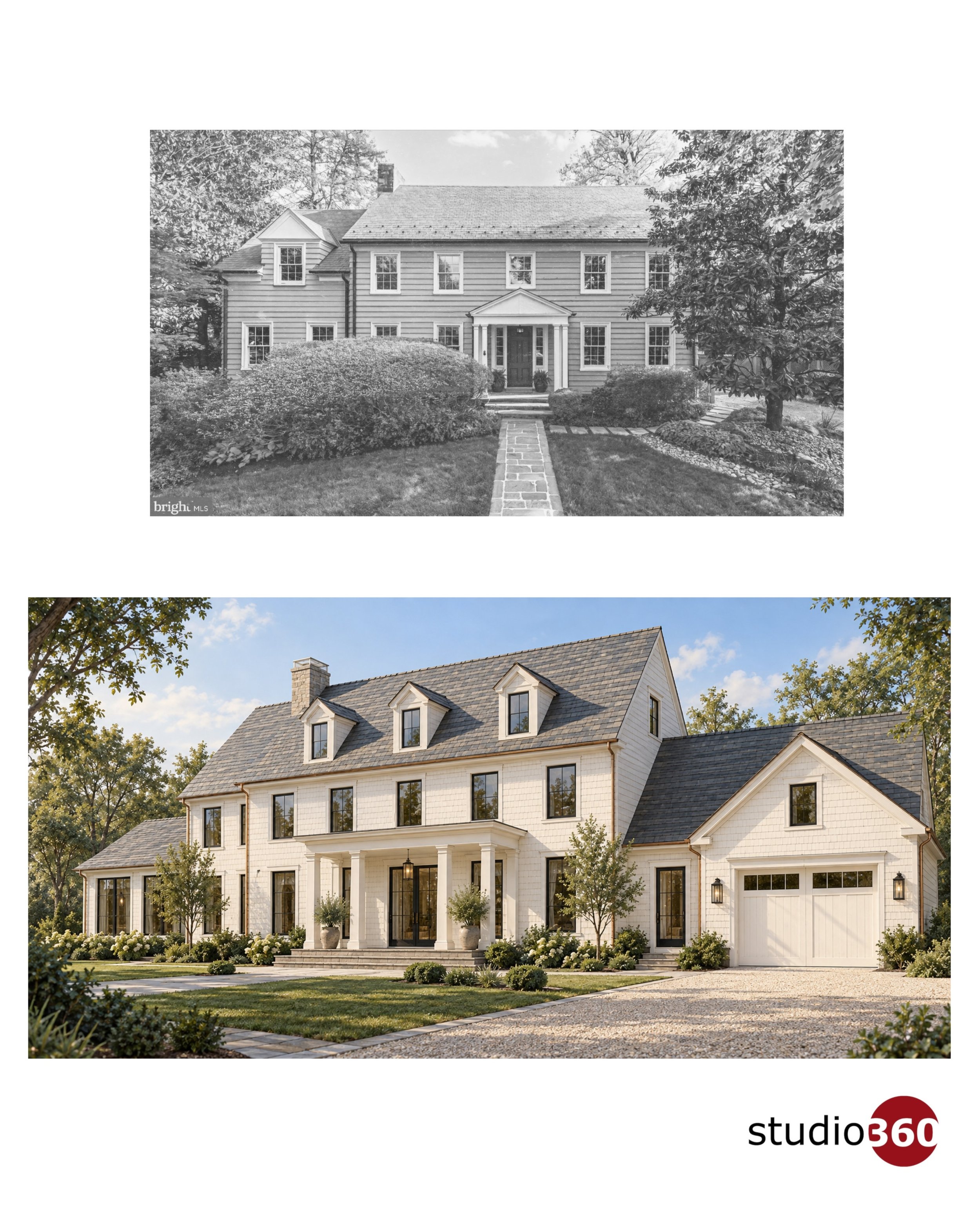 Reimagined Traditional Home | Before &amp; After

#residential #architecture #DC #renovation #traditional