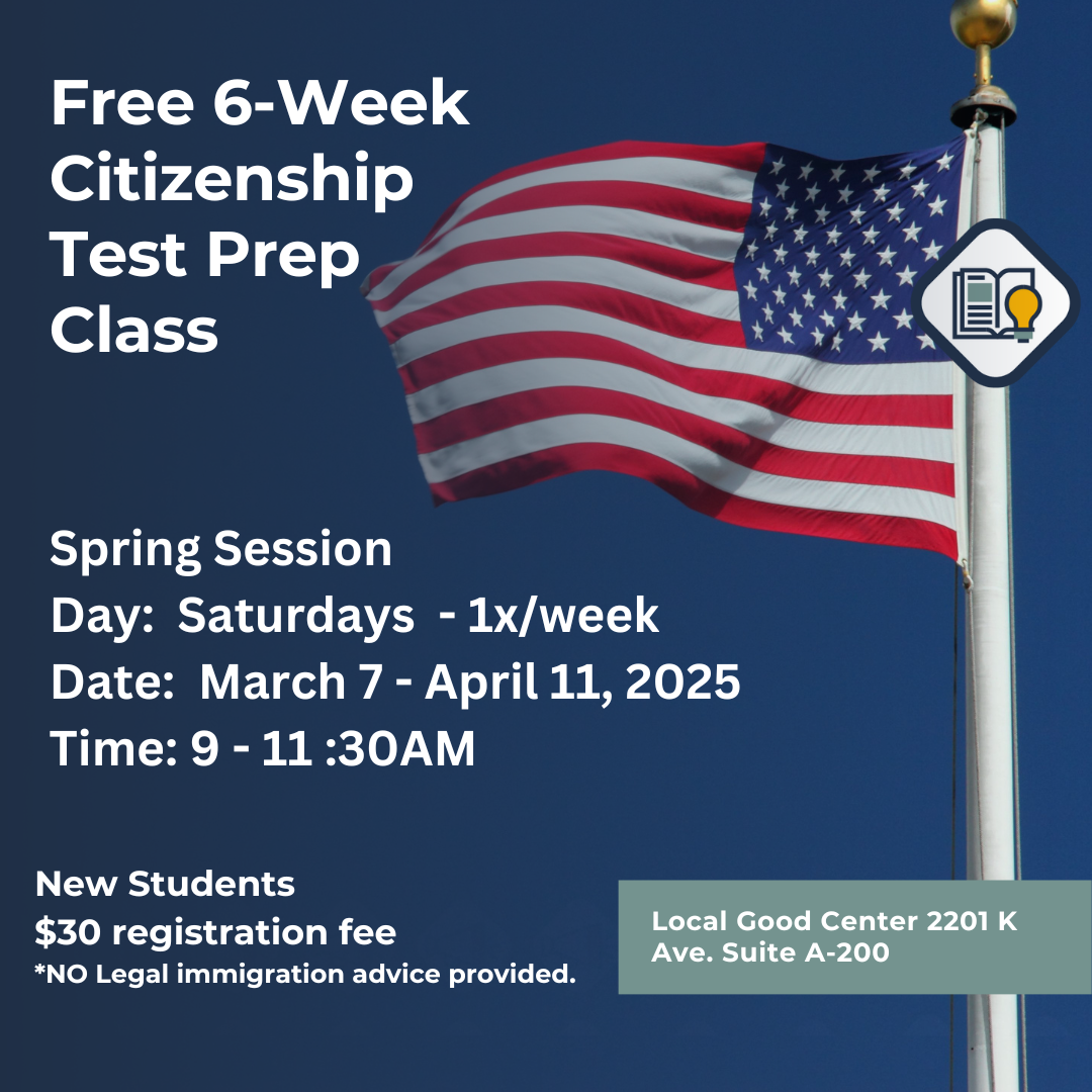 Citizenship Test Prep Class