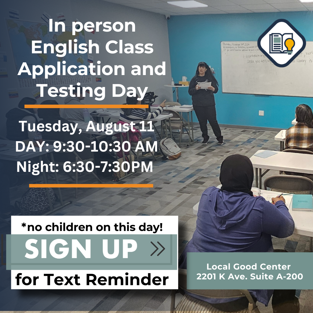 Day and Night English Class Application &amp; Testing 