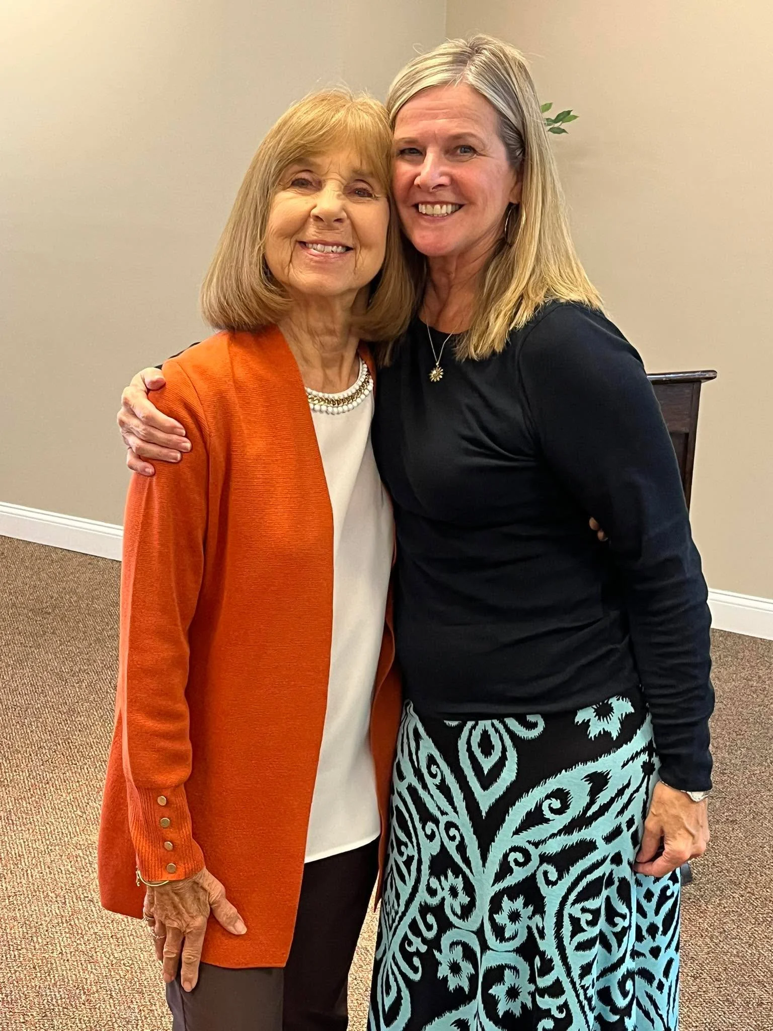 My sweet aunt, Carol Schortgen, invited me to speak to the Beta Eta group of women yesterday, and I went away blessed. The love and faith in that room at the Library in Oakwood Ohio poured from each woman&rsquo;s heart. They probably had no idea what
