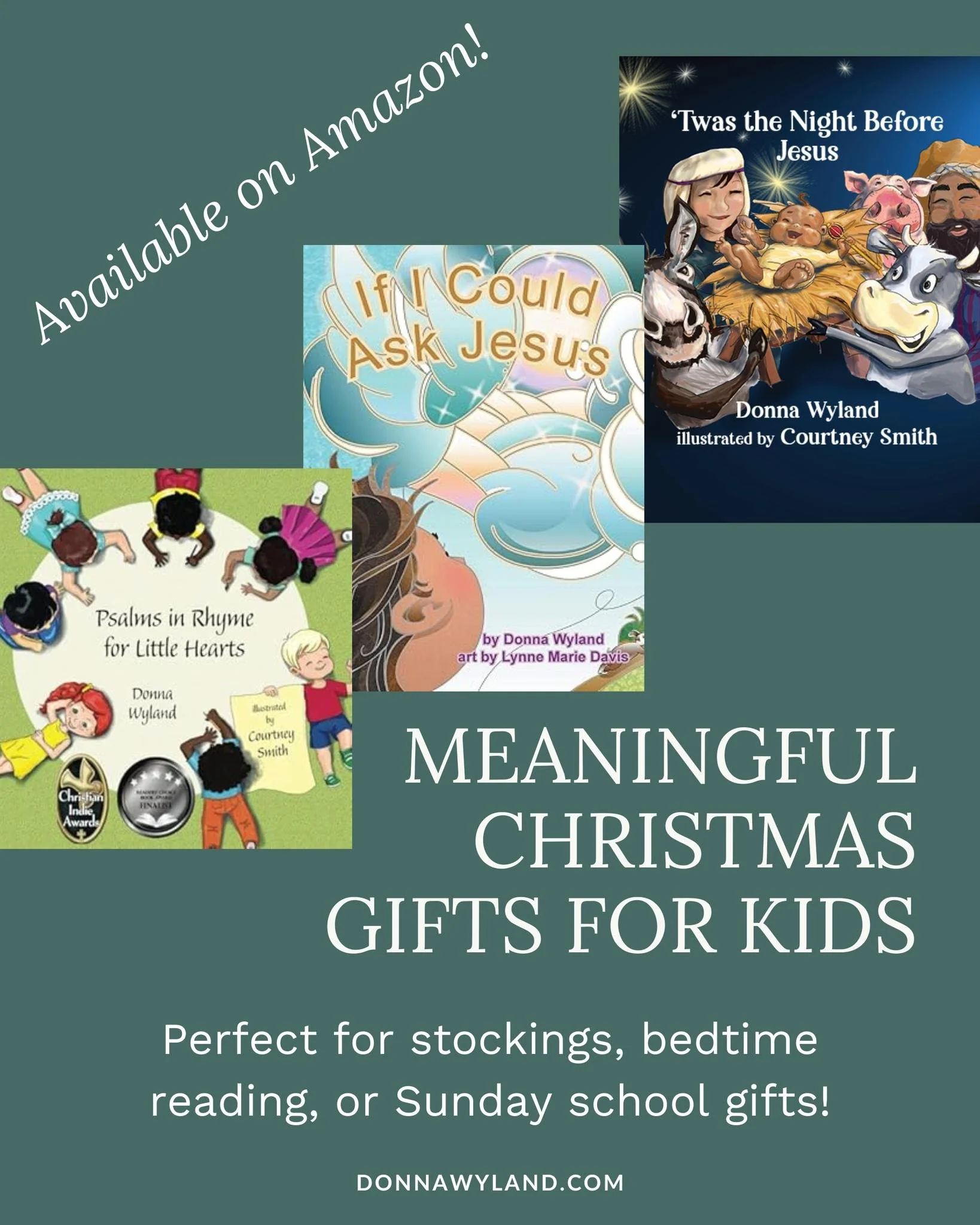 Looking for meaningful Christmas gifts for the little ones? These beautifully written books point children to Jesus and make story time extra special. Take it from my readers:

💖&rsquo;Twas the Night Before Jesus

&ldquo;A beautifully written Christ