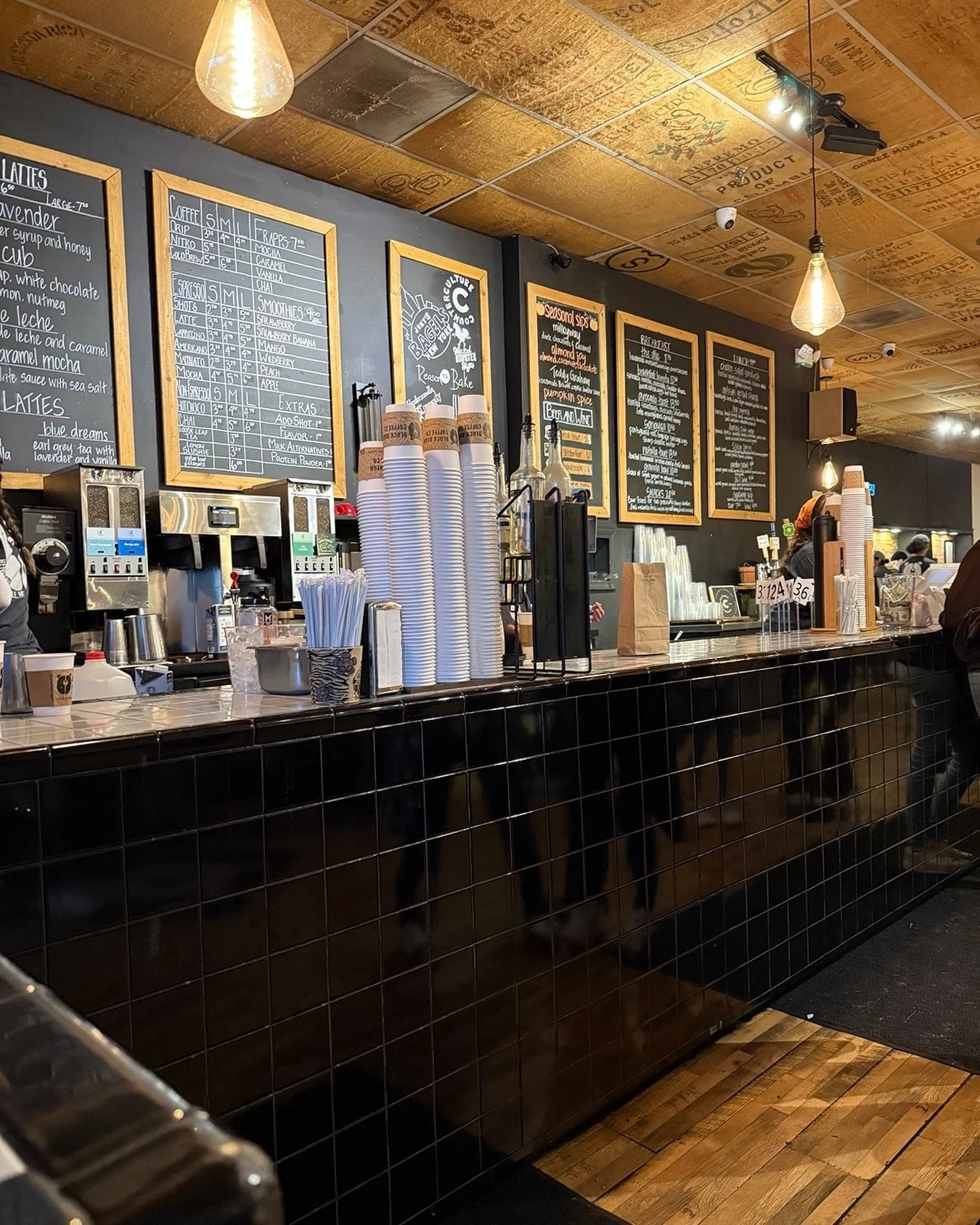 Cool in North Carolina! Nothing like a hot beverage to warm you up. Love Fall in the mountains!