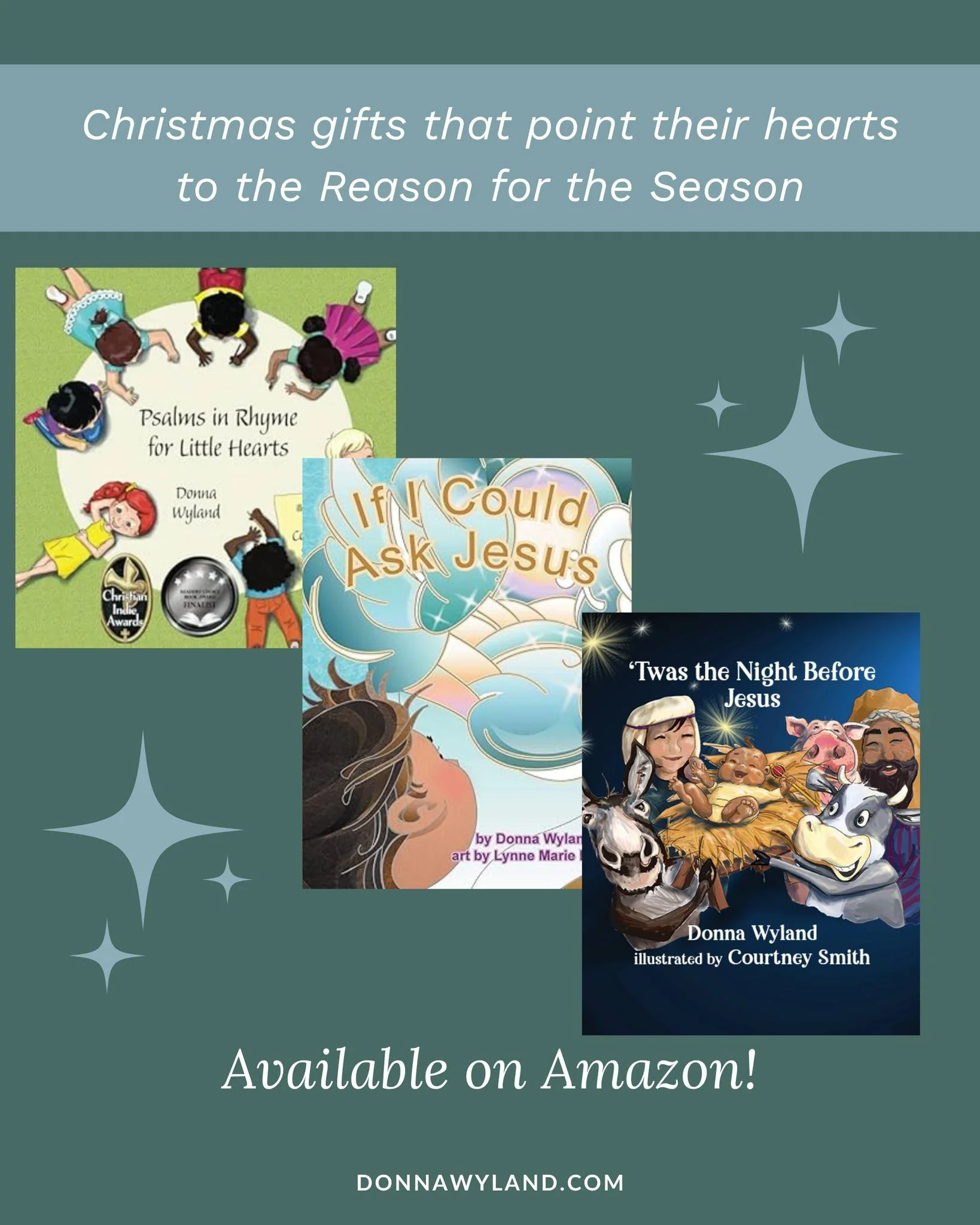 Searching for a Christmas gift that shares the true meaning of the season? These heartwarming stories guide children toward Jesus and make every story time a moment to treasure. Here&rsquo;s what readers are saying:

💖 Psalms in Rhyme for Little Hea