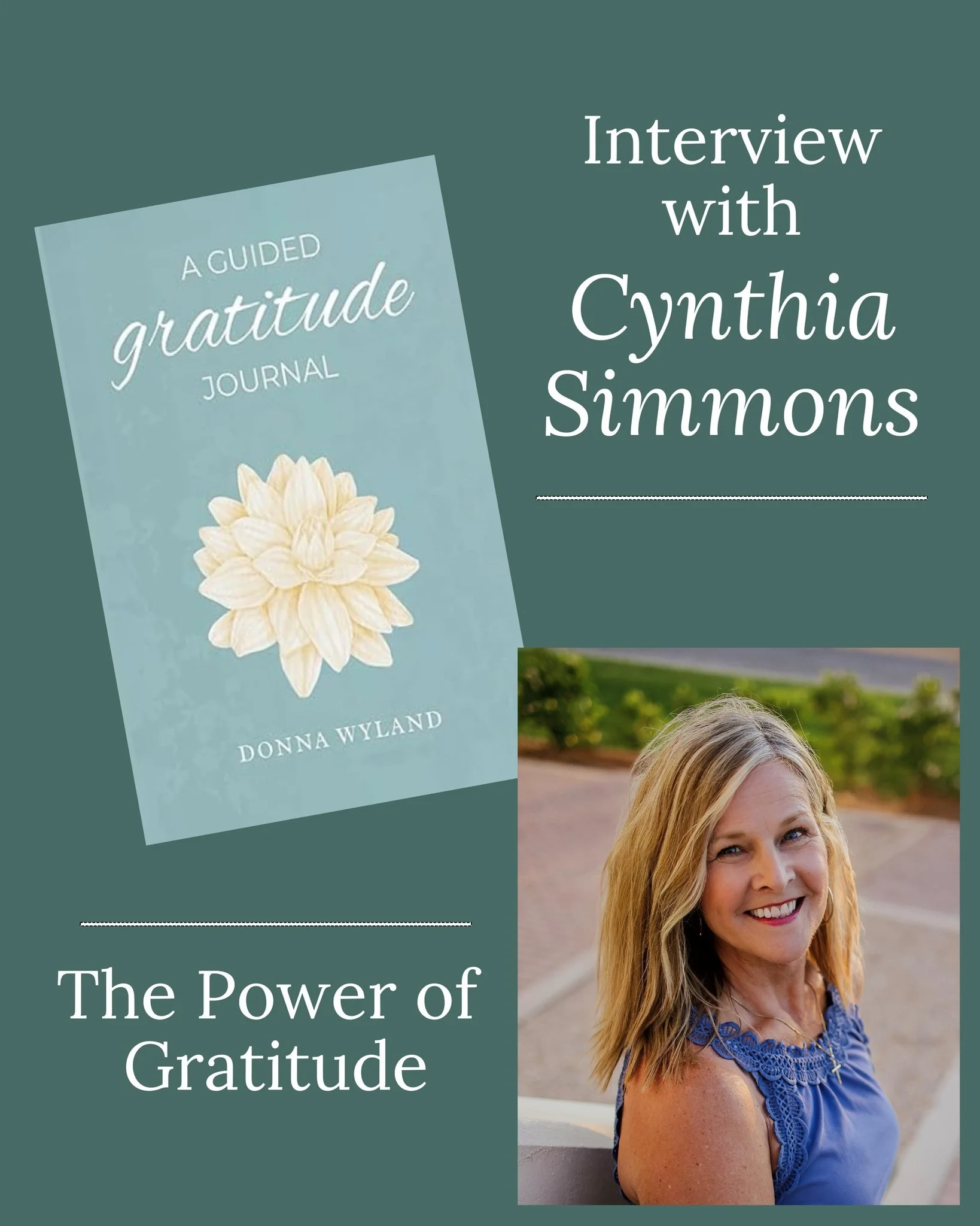 It was a blessing to be interviewed by Cynthia Simmons, Heart of the Matter Radio Hostess, last month. We talked about the power of gratitude. 

I have been writing about my gratitude for probably 25 years now. Sometimes you find surprising things to