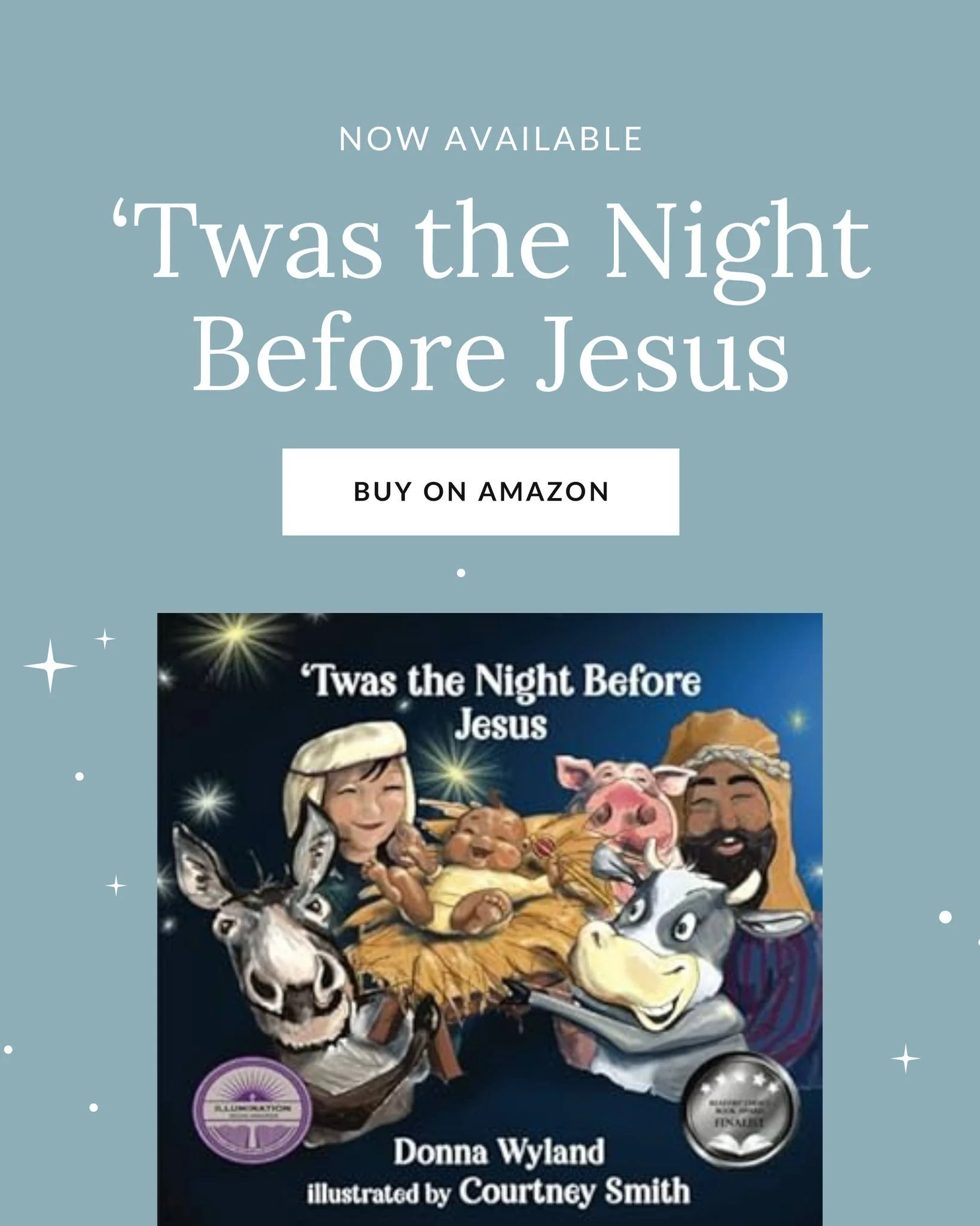 As you prepare for the holiday season, imagine gathering your family together each year to read &rsquo;Twas the Night Before Jesus&mdash;a simple, meaningful way to refocus your celebrations on the true reason we rejoice.

My prayer is that this book