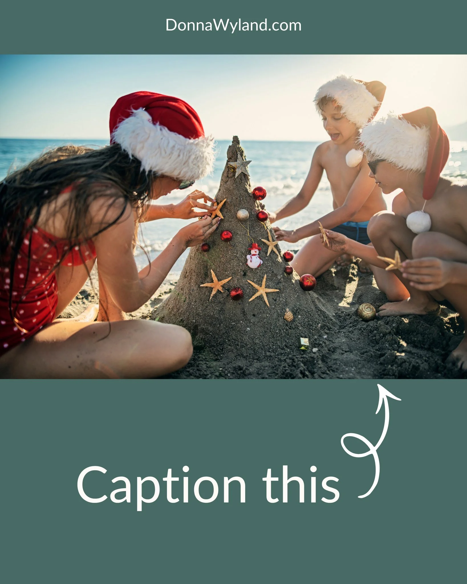 Christmas looks different in different places around the world&hellip; like this warm, sandy scene. How would you caption this photo? Silly, sweet, or festive&hellip; let&rsquo;s hear it!