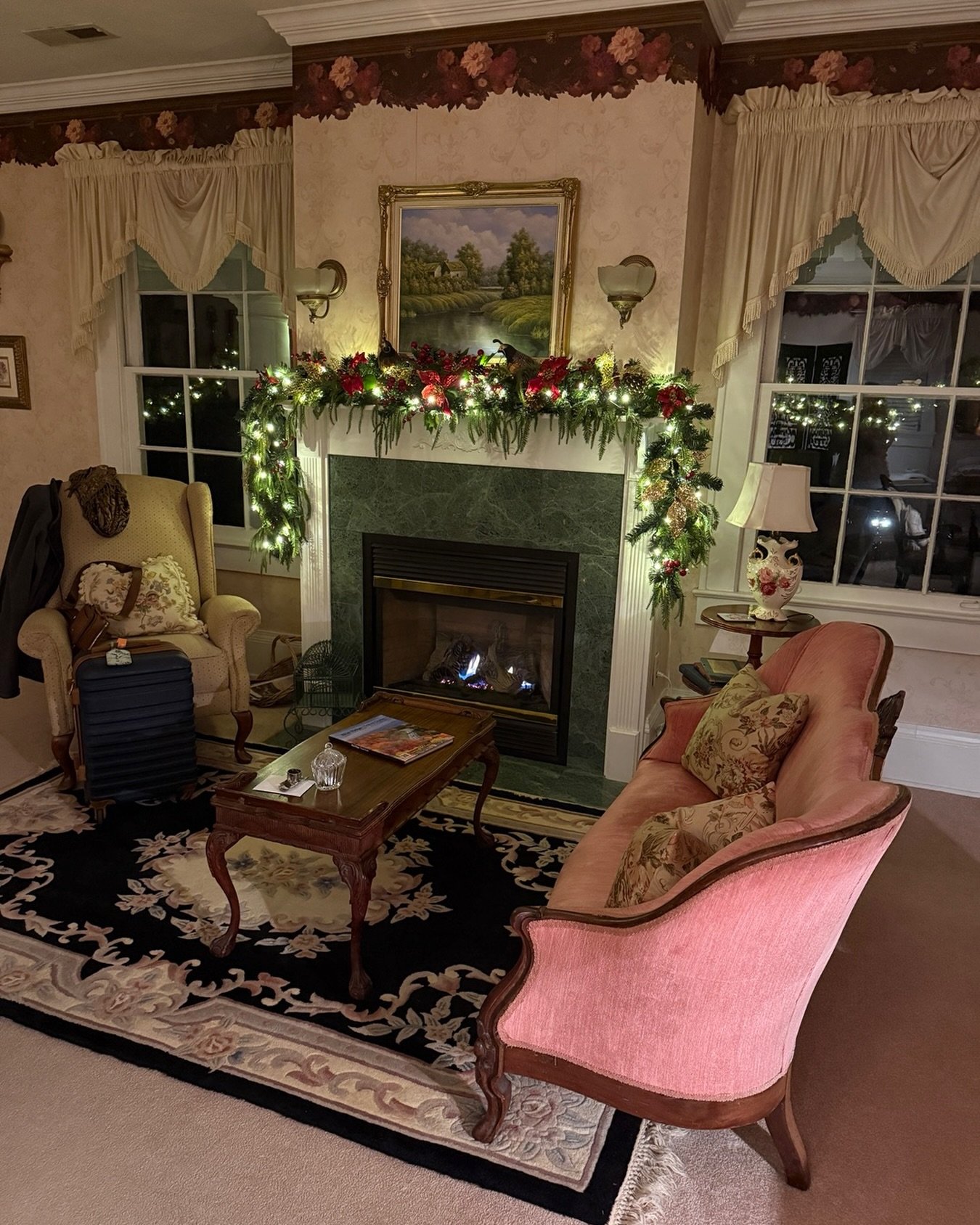 Having ourselves a Merry little Christmas early at the Pinebrook Manor in Hendersonville, NC. Stunning inn! Excellent breakfast. Worth more than one visit! Feeling so blessed.