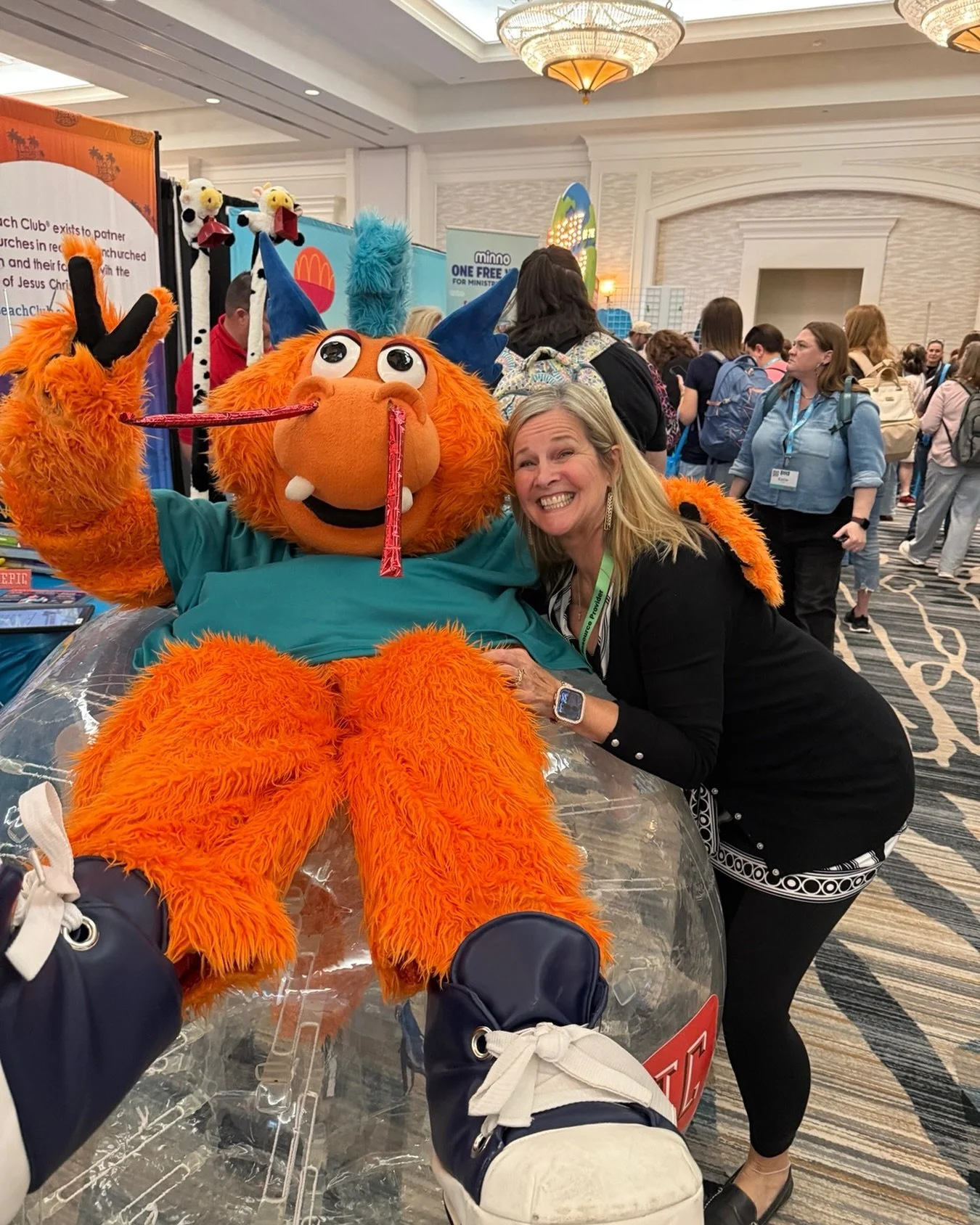 Children&rsquo;s pastors and exhibitors have no lack of fun! Best conference ever! Time to sleep before doing it all again tomorrow. 😊