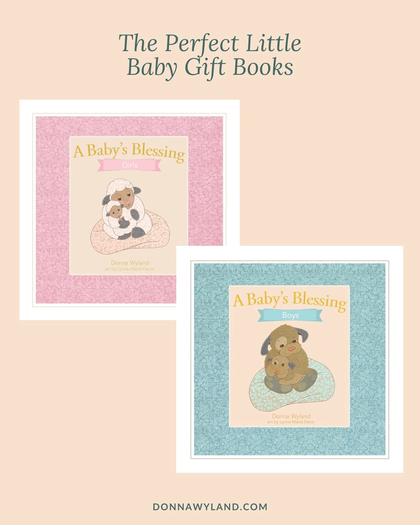 BEST GIFT FOR NEW PARENTS!

Just released - Baby Blessings for Boys and Girls guides new parents and siblings in praying blessings over their new child/sibling. With soft, inviting illustrations, these books are filled with blessings of peace, wisdom