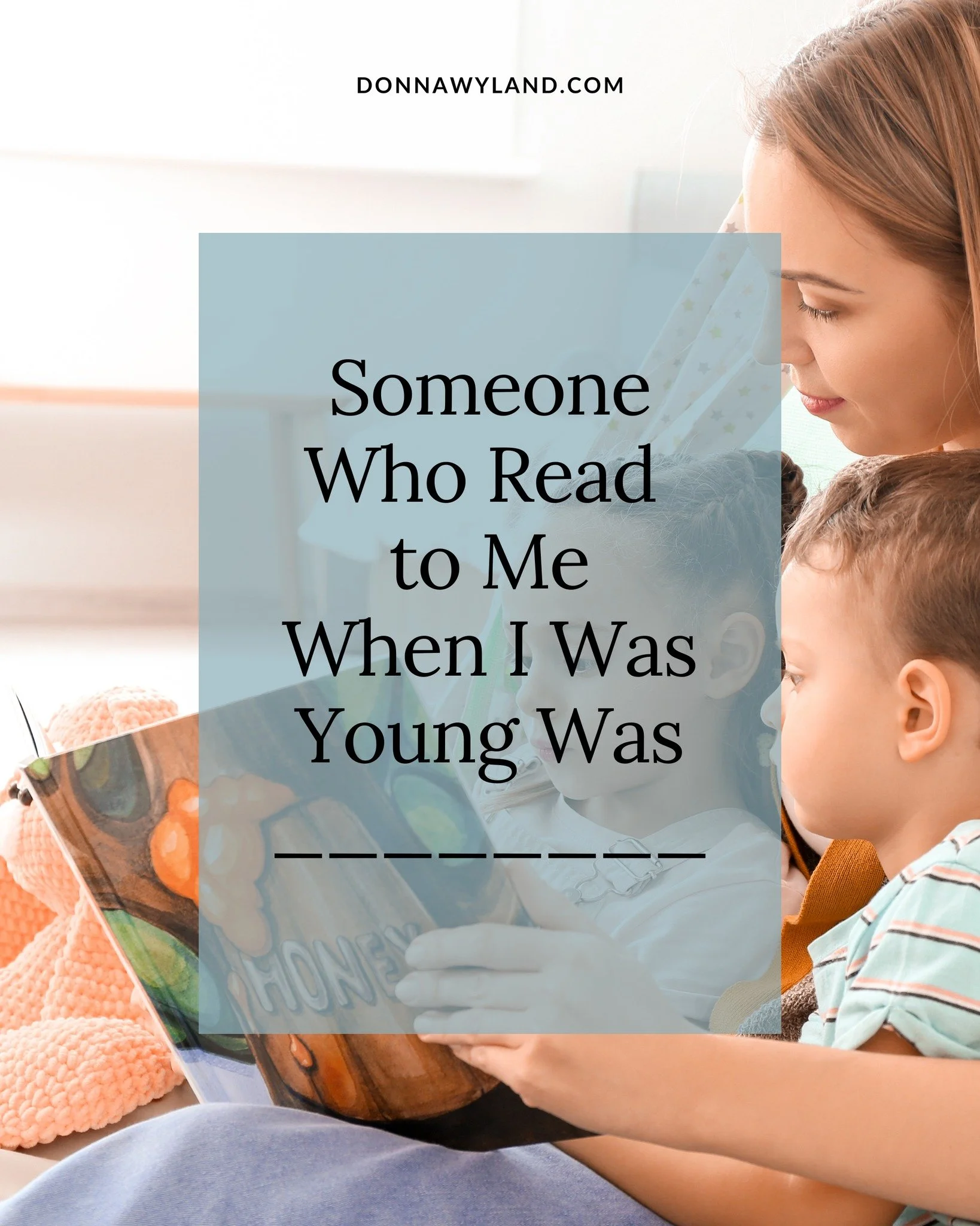 Who first sparked your love for books? Share the person who read to you growing up&mdash;parents, teachers, grandparents, anyone special.