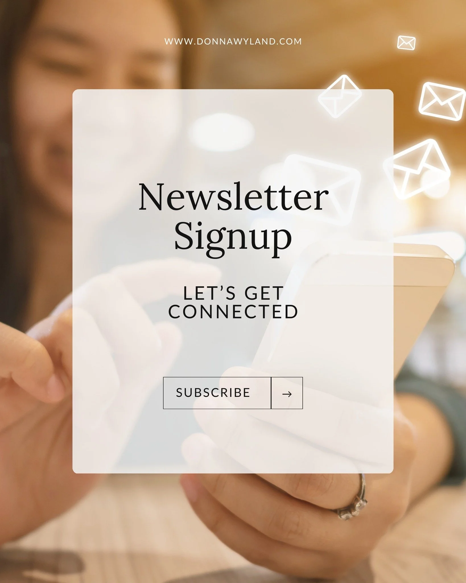 I&rsquo;d love to stay connected with you! Email is a great way to do that&hellip; and be the first to hear about new releases!

You can sign up for my newsletter when you visit the linktree link in my bio and click "Website."
