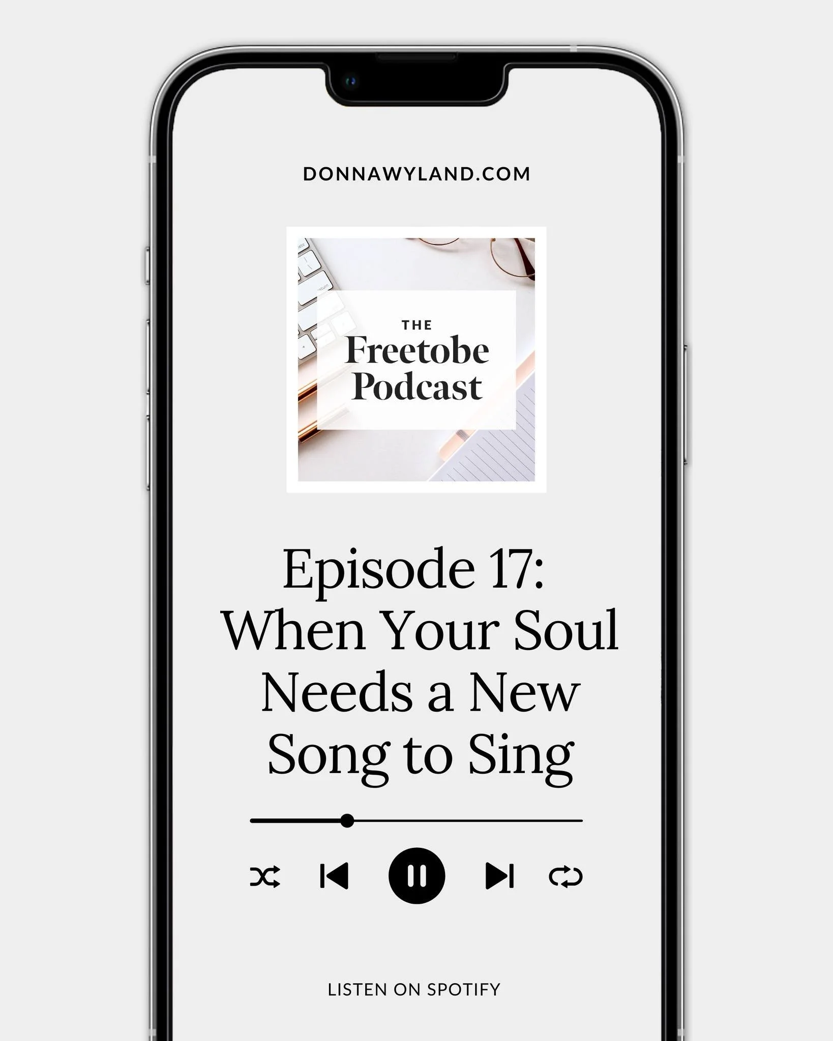 If your heart feels heavy as a new year begins, this conversation is an invitation to draw near, listen for God&rsquo;s voice, and discover the new song He is ready to give you.

Listen to the latest episode of the Freetobe Podcast on Spotify today--