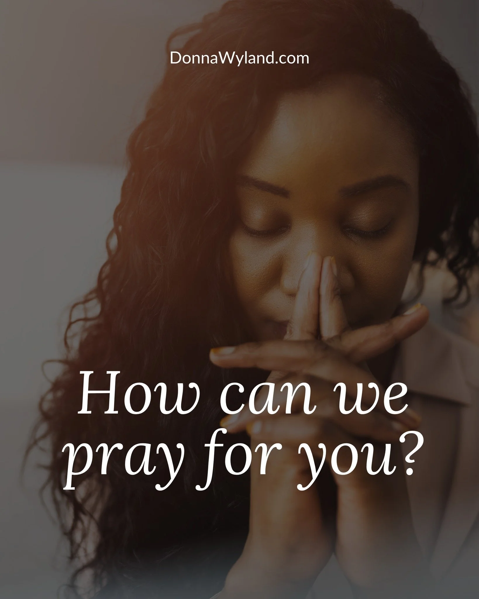 Let&rsquo;s lift each other up today. What&rsquo;s something you are praying for in this season?