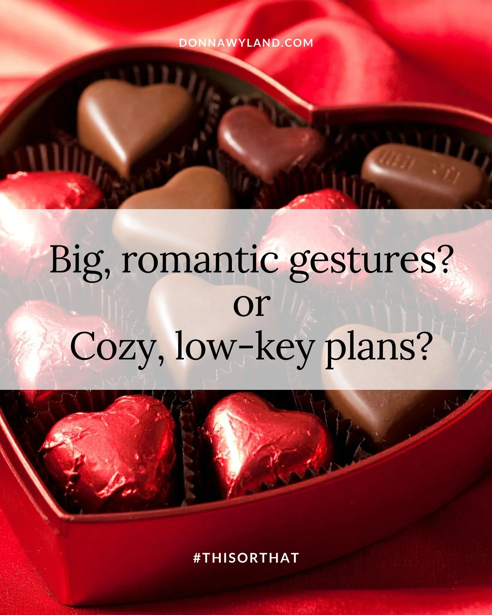 What&rsquo;s more your vibe on Valentine&rsquo;s Day:
💝 Big romantic gestures or
🍕 Cozy, low-key plans?