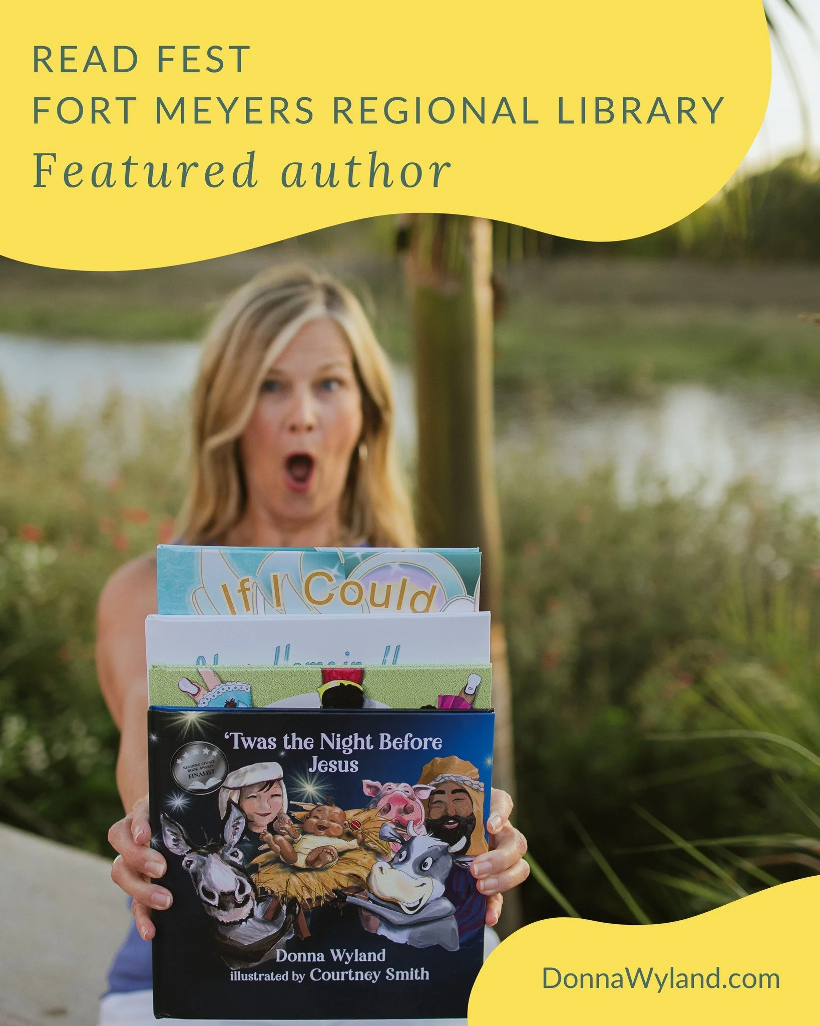 I was blessed to be a featured author at the Fort Meyers READ FEST this Saturday. Sharing my children's books with others is one of my favorite things. God is good!

Visit the LinkTree in my bio and click "Donna's Amazon Shop" to check them