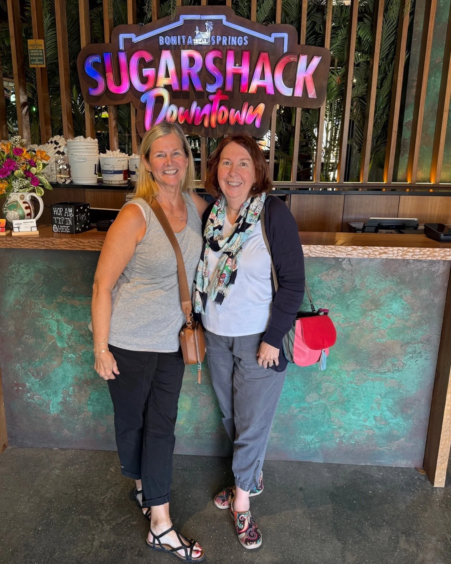 Thanking God for good friends who fly down to spend time with me! If you&rsquo;re ever in Bonita Springs, visit the Sugar Shack. Erin and I give it two thumbs up. 👍👍 @sugarshack_downtown
