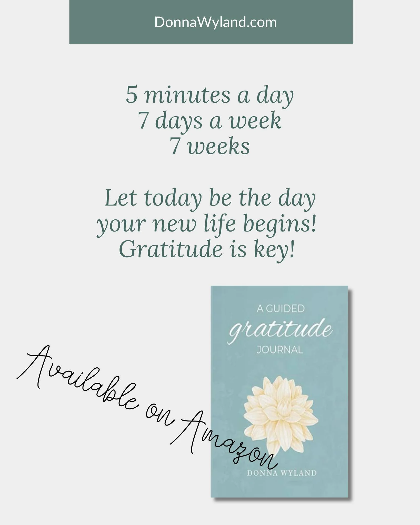 I pray that this guided journal brings you relief and peace and leads you to the wonderful state of mind where gratitude reigns and the rest falls away. Gratitude is God's gift. His way of keeping us in the middle of "peace that passes all under