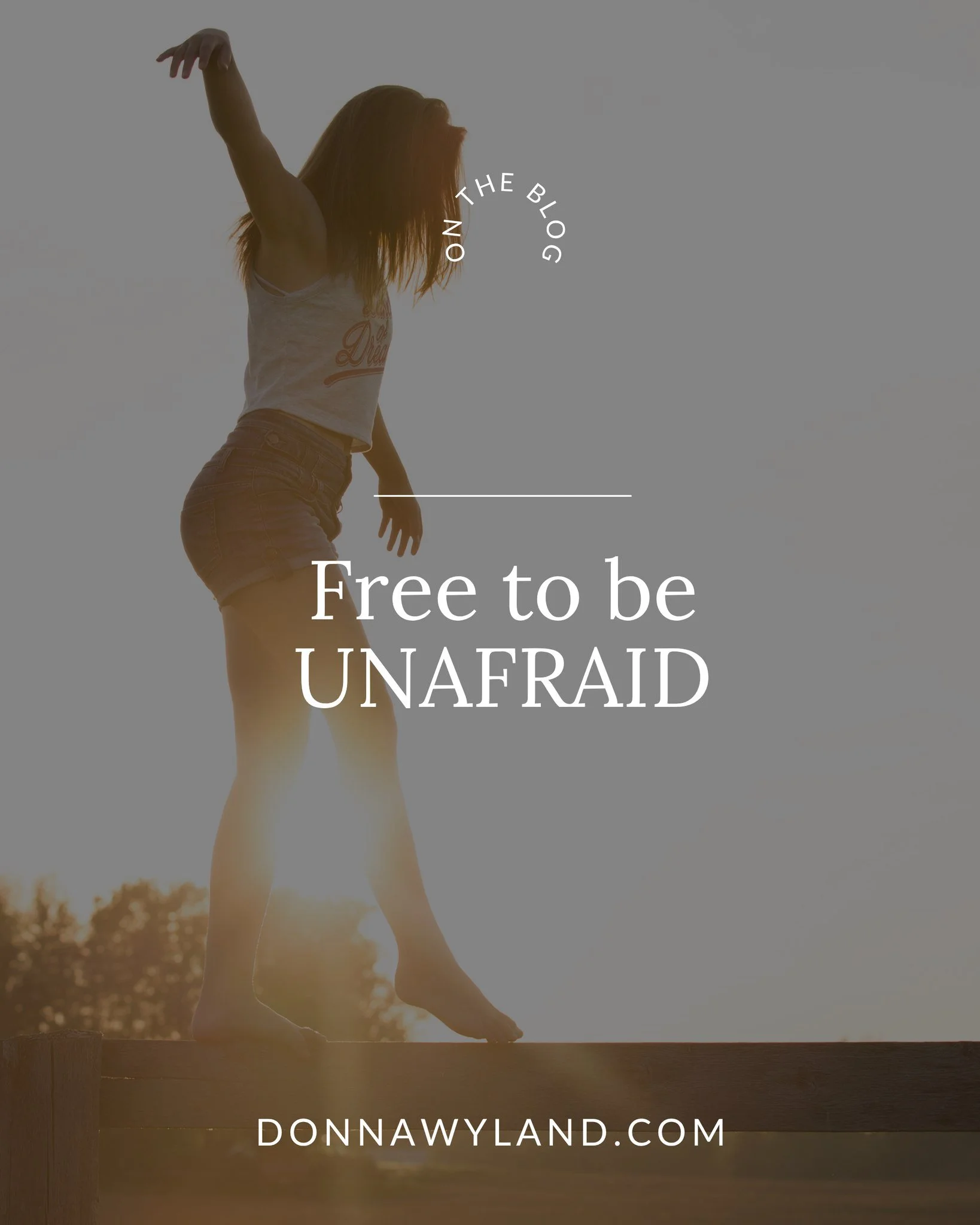 Current headlines are enough to cause anyone to feel more than slightly afraid. Sometimes, however, all we need to do is look in our own backyard, talk with a neighbor or friend, or send a prayer of healing to God in heaven to quell the fear and fill