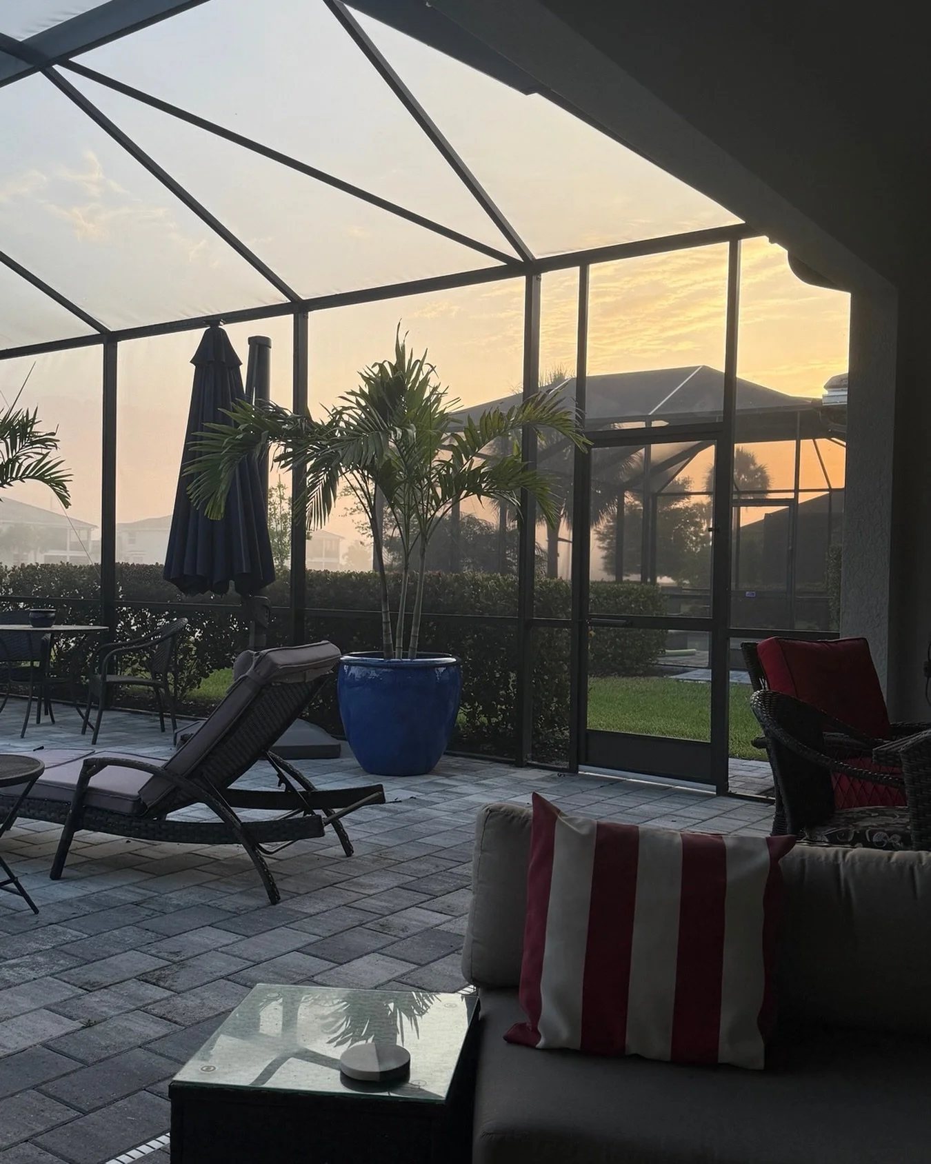 My Quiet Time view this morning. As my husband and I say, &ldquo;Another beautiful day!&rdquo; Praise God! ❤️