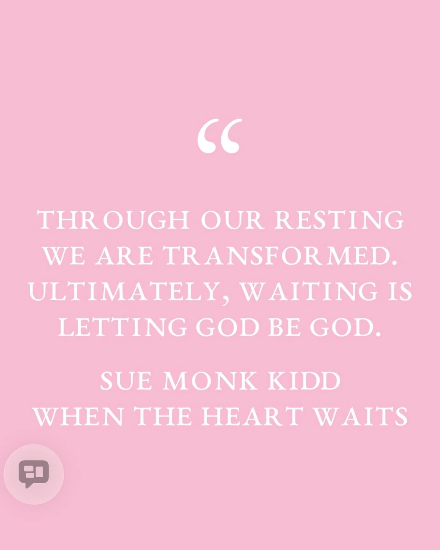 I am a work in progress. I assume you are too. Trying to rest&hellip; to be transformed by the same Jesus who asked the blind man, &ldquo;What do you want me to do for you?&rdquo; I want clarity and joy and relationships filled with love. I want to l