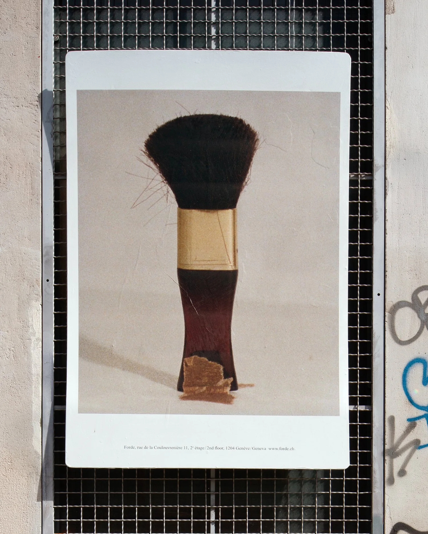 Forde Art Space, Geneva, Posters, photography by Chaumont–Zaerpour, designed by Maxime Woeffray, reproduction by Thea Giglio 