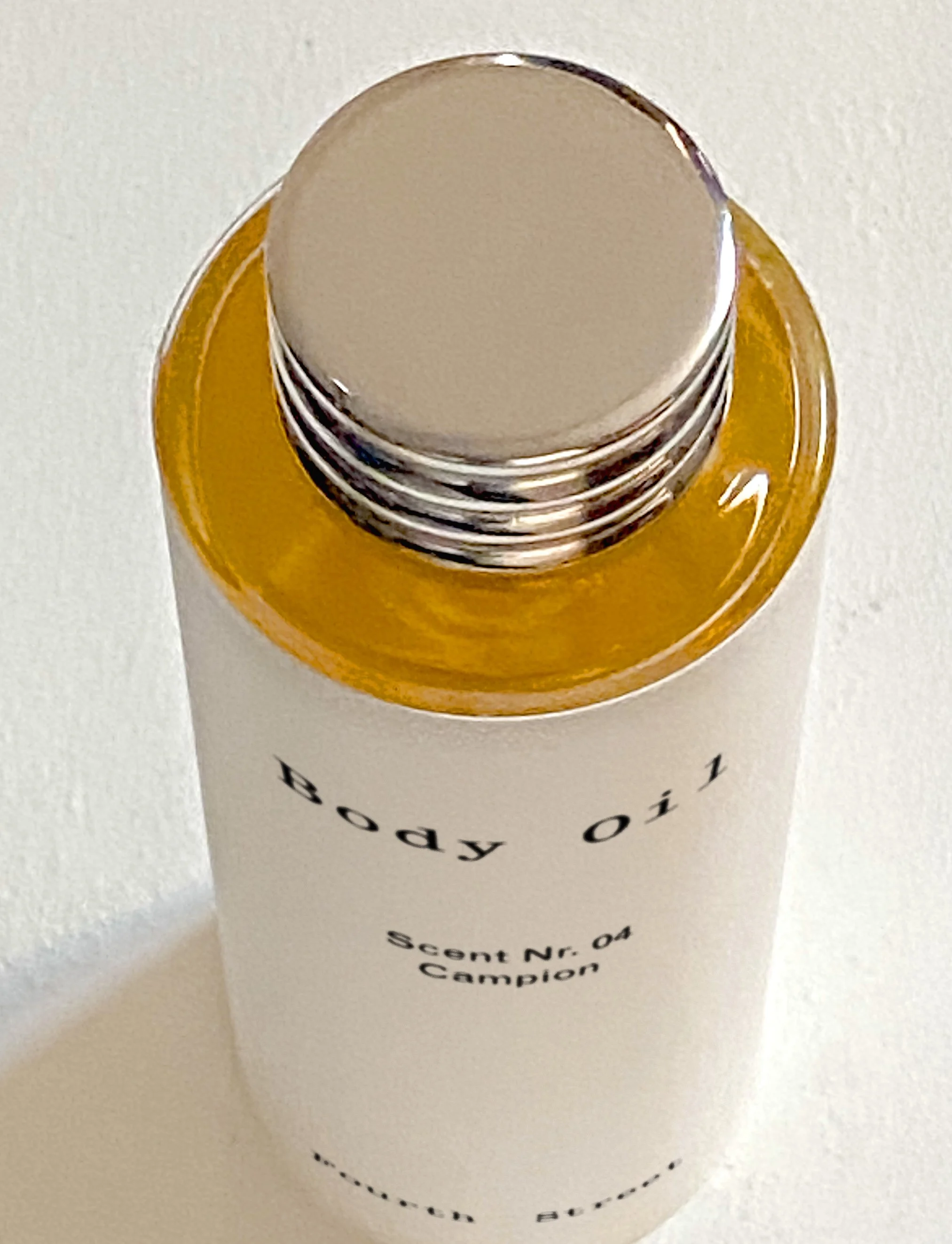 Fourth Street Body Oil Packaging, designed by Maxime Woeffray