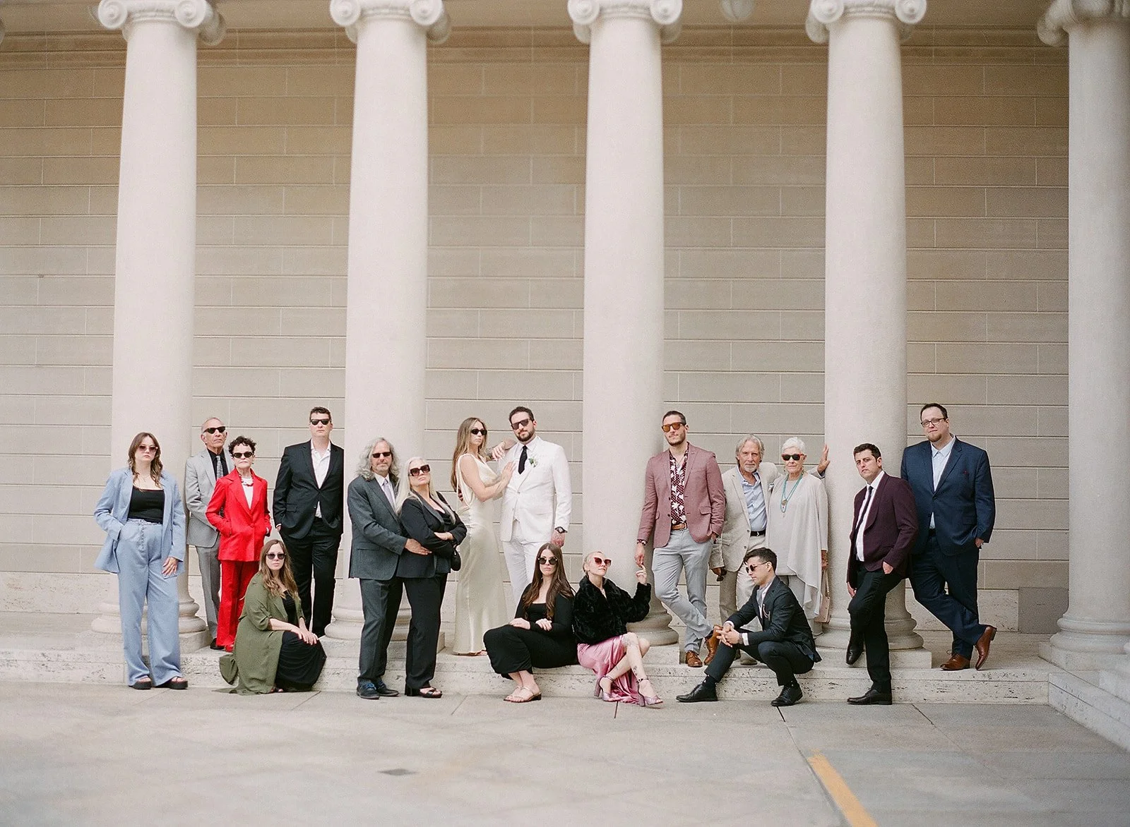 Wedding at the Legion of Honor in San Francisco — film photography by Radostina Boseva