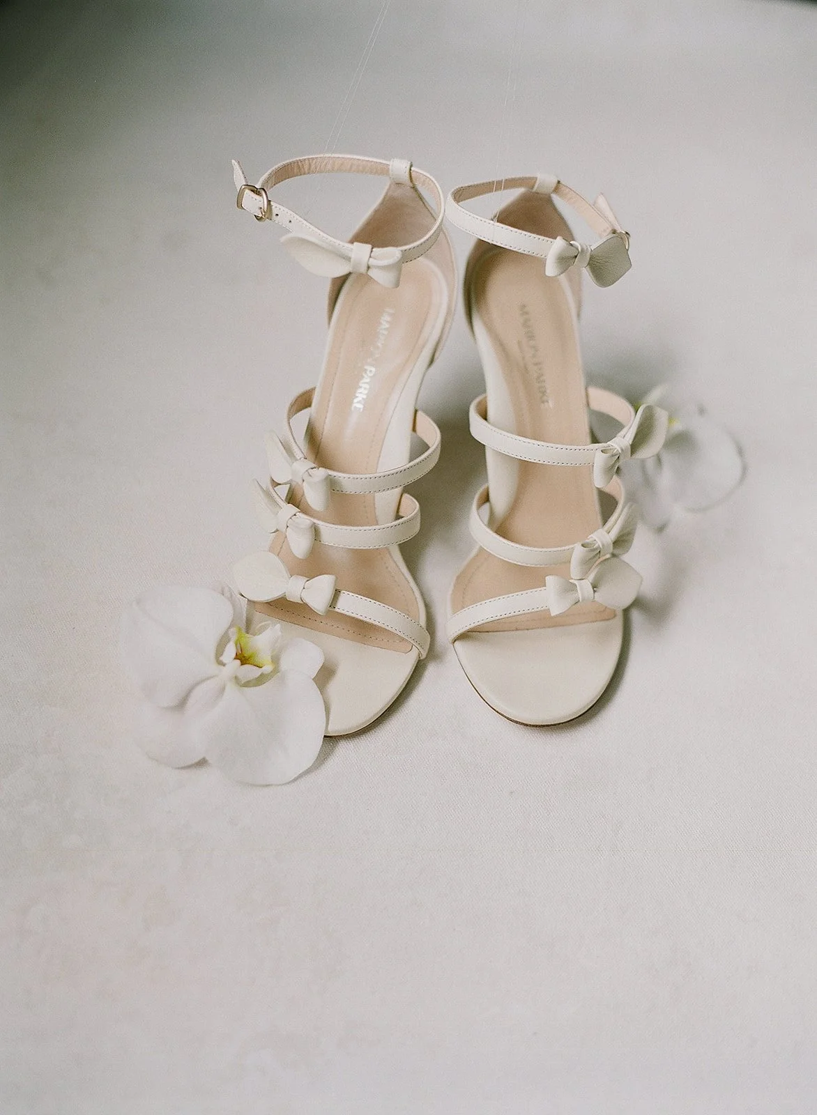 Bridal shoes detail on film — San Francisco wedding photographer Radostina Boseva