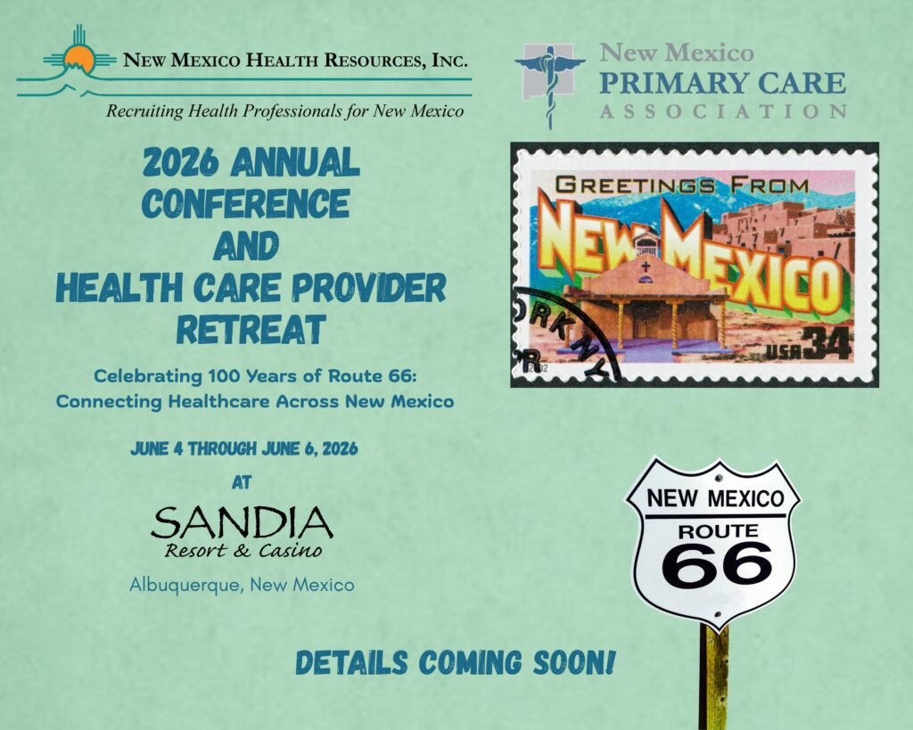 2026 – NMPCA – NMHR Annual Conference and Healthcare Provider Retreat