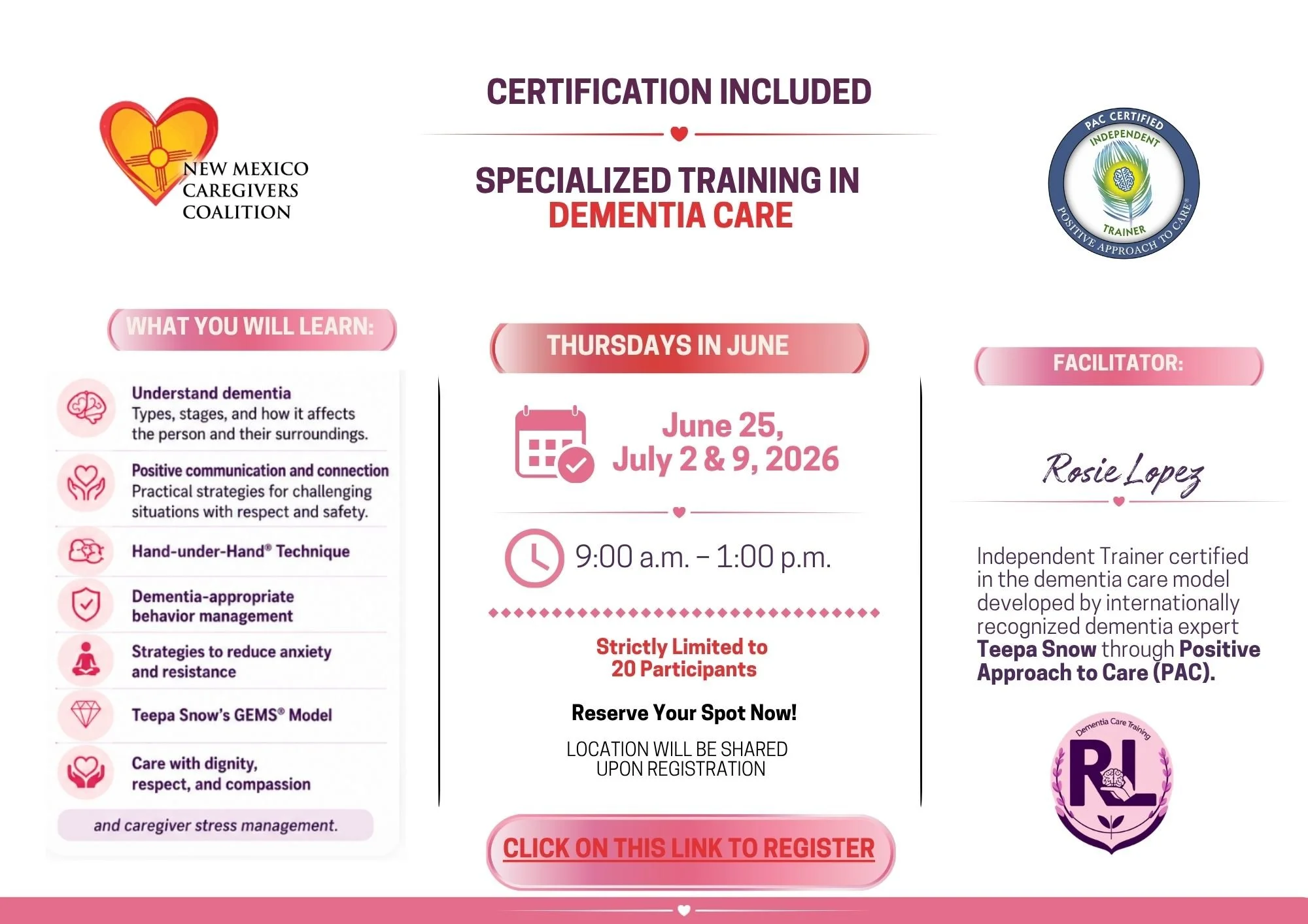 Specialized Training in Dementia Care: 1 of 3 (English)
