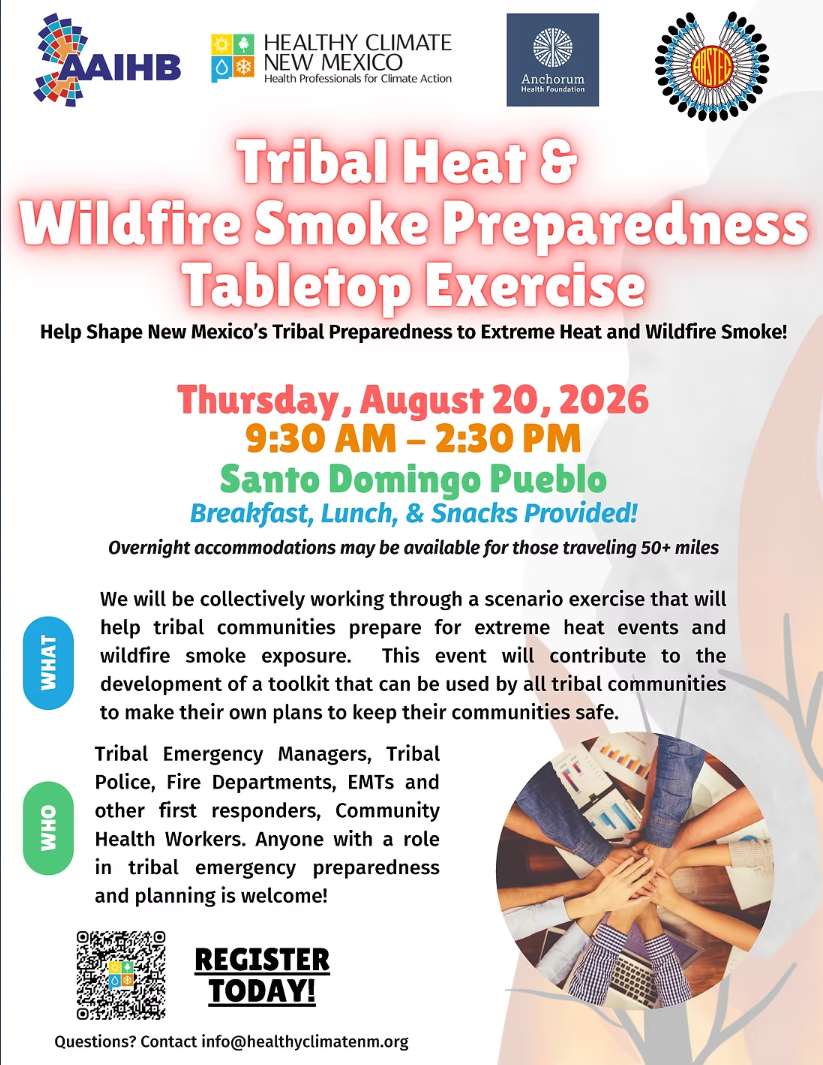 Tribal Heat + Wildfire Smoke Preparedness Tabletop Exercise