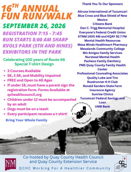 Quay County On The Move Fun Run/Walk