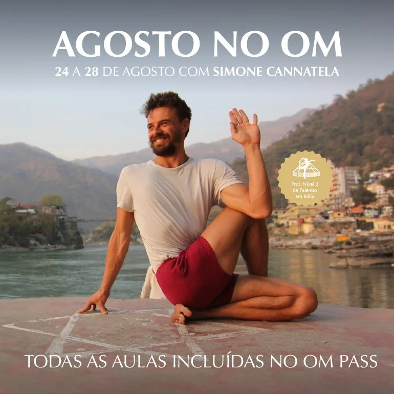 Agosto no Om Iyengar Yoga: Uma semana com Simone Cannatella - Palermo