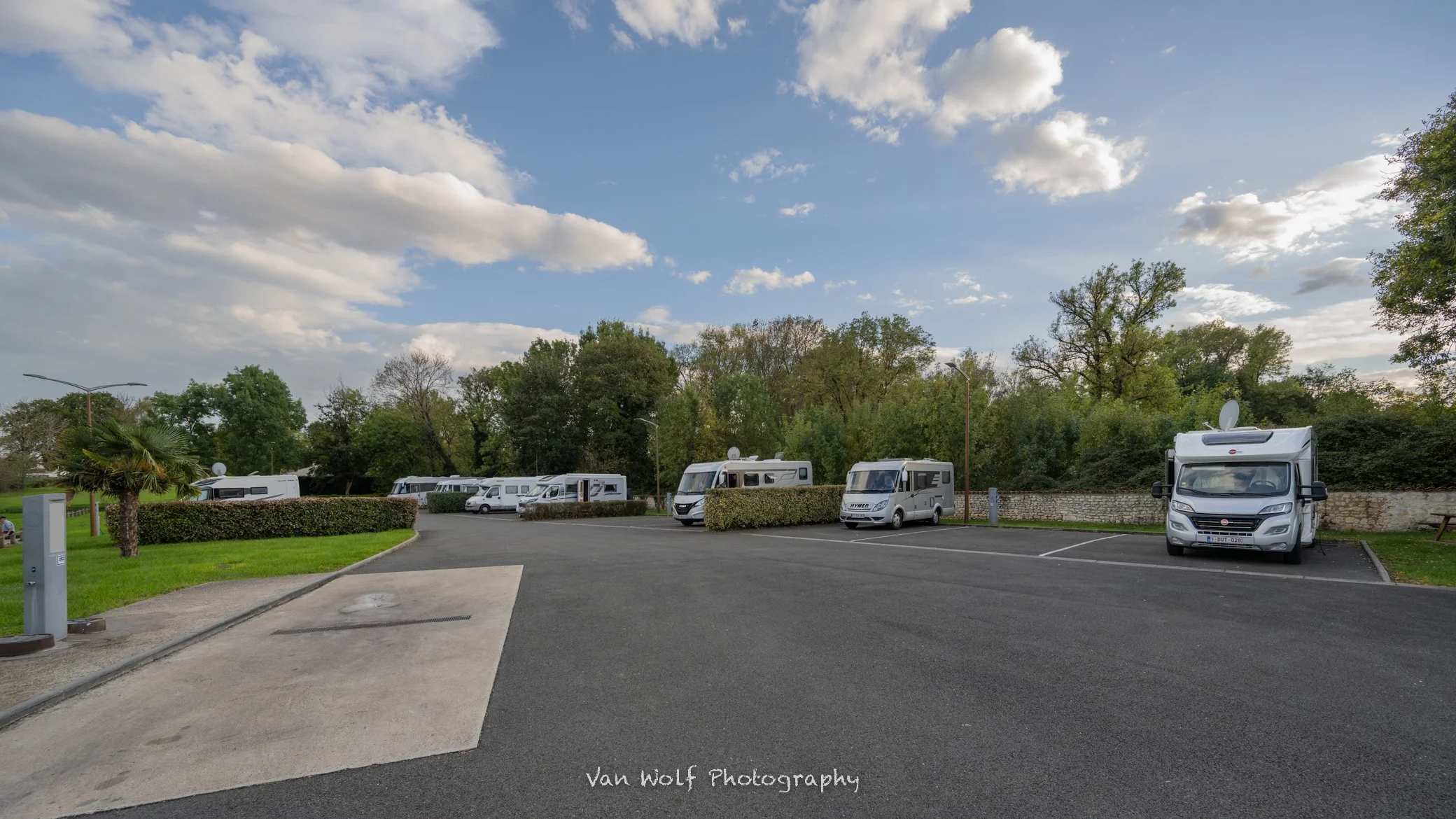 Camping Car Park Aires - Why we use them.