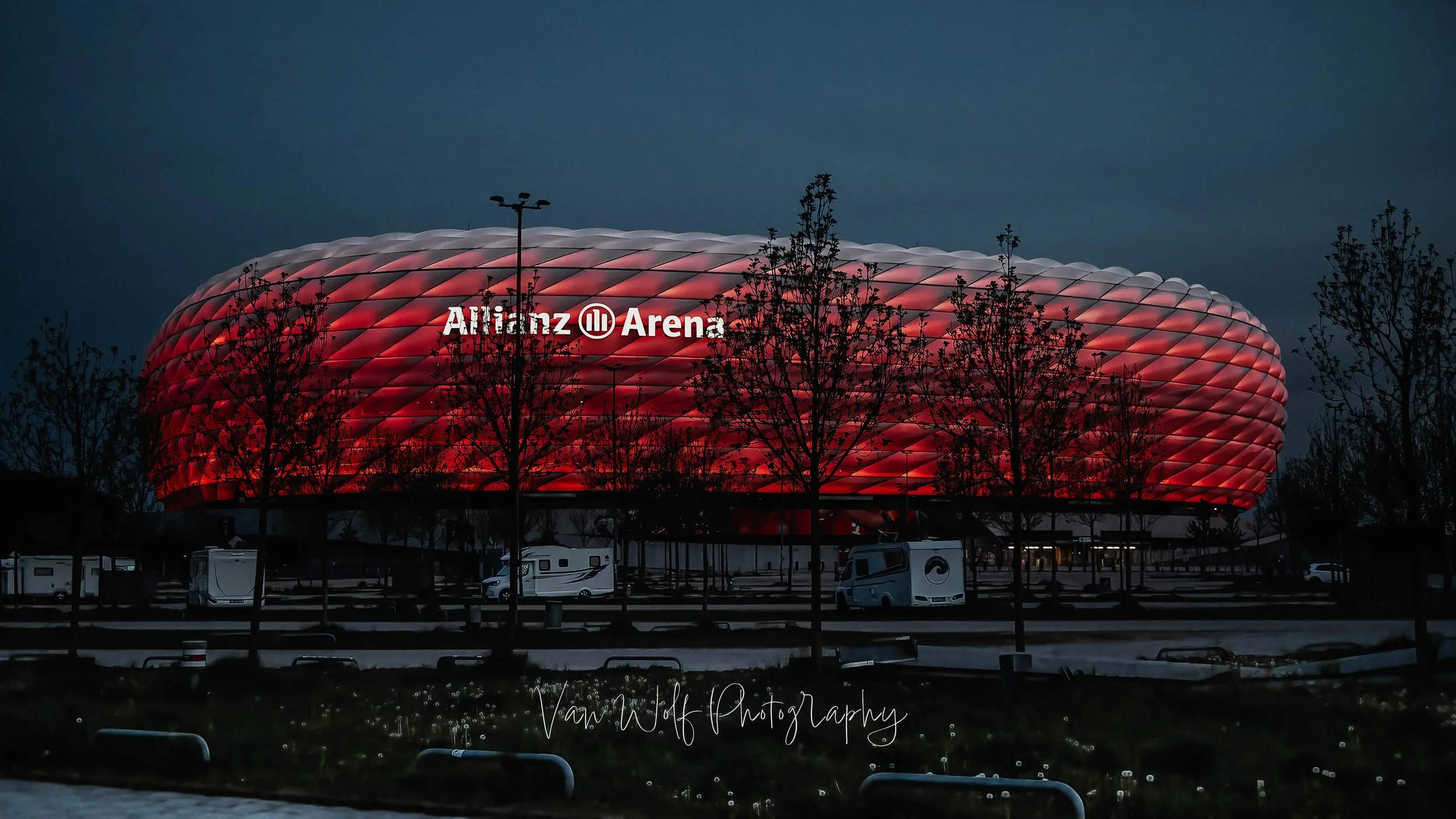 Camping at the Allianz Arena
