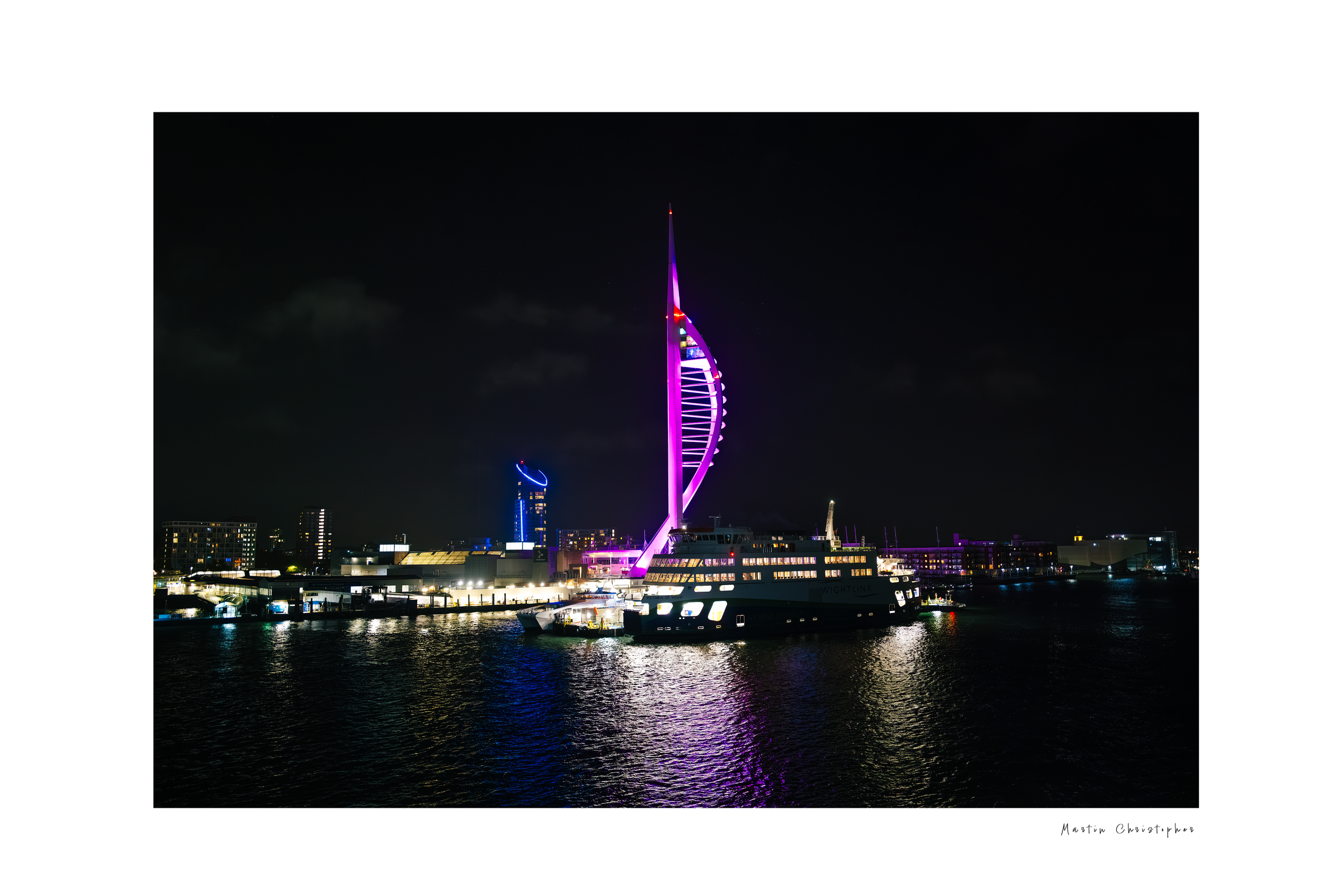 Portsmouth  - The Port by night
