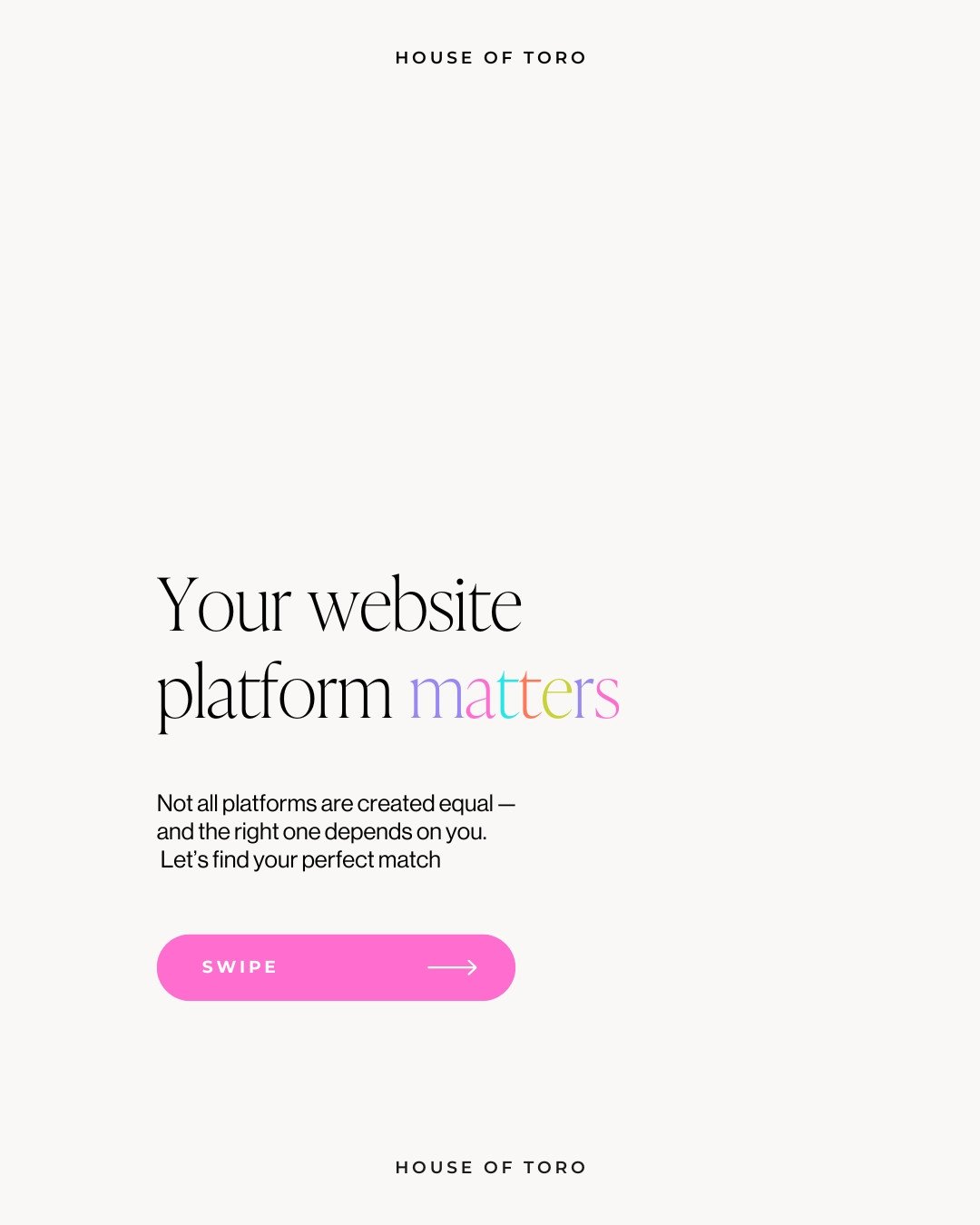 Your website should work as good as it looks &mdash; and that starts with choosing the right platform.⁠
⁠
Whether you&rsquo;re selling a product, building your personal brand, or launching your first course &mdash; the right platform will save you st
