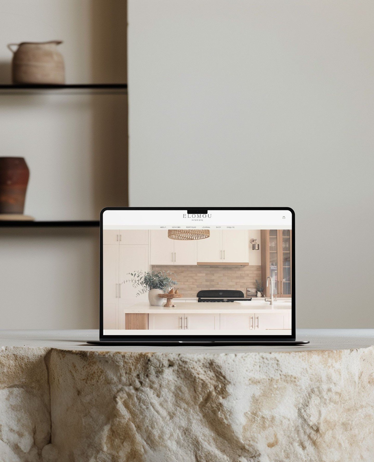 Website revamp for Elomou Interiors 🖤⁠
⁠
Every detail considered, every word and layout chosen with intention.⁠
Because great design isn&rsquo;t just about how it looks &mdash; it&rsquo;s about how it makes you feel.⁠
⁠
Swipe to see the before &mdas