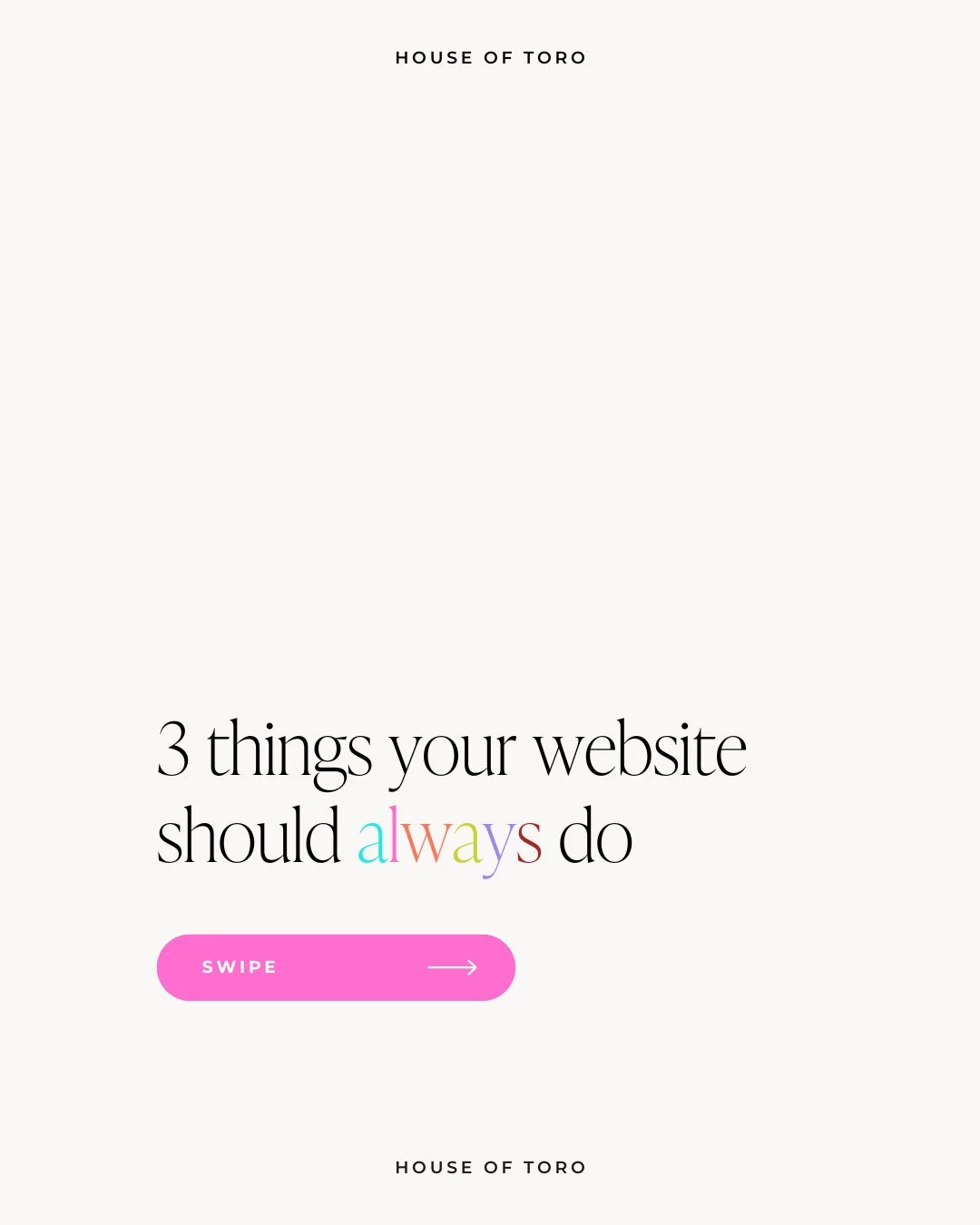 Feeling unsure if your website is actually doing what it&rsquo;s meant to?⁠
Here&rsquo;s your reminder: a beautiful site is great, but a strategic one is better.⁠
⁠
When I design websites, I focus on three essentials:⁠
- Clarity⁠
- Connection⁠
- Flow