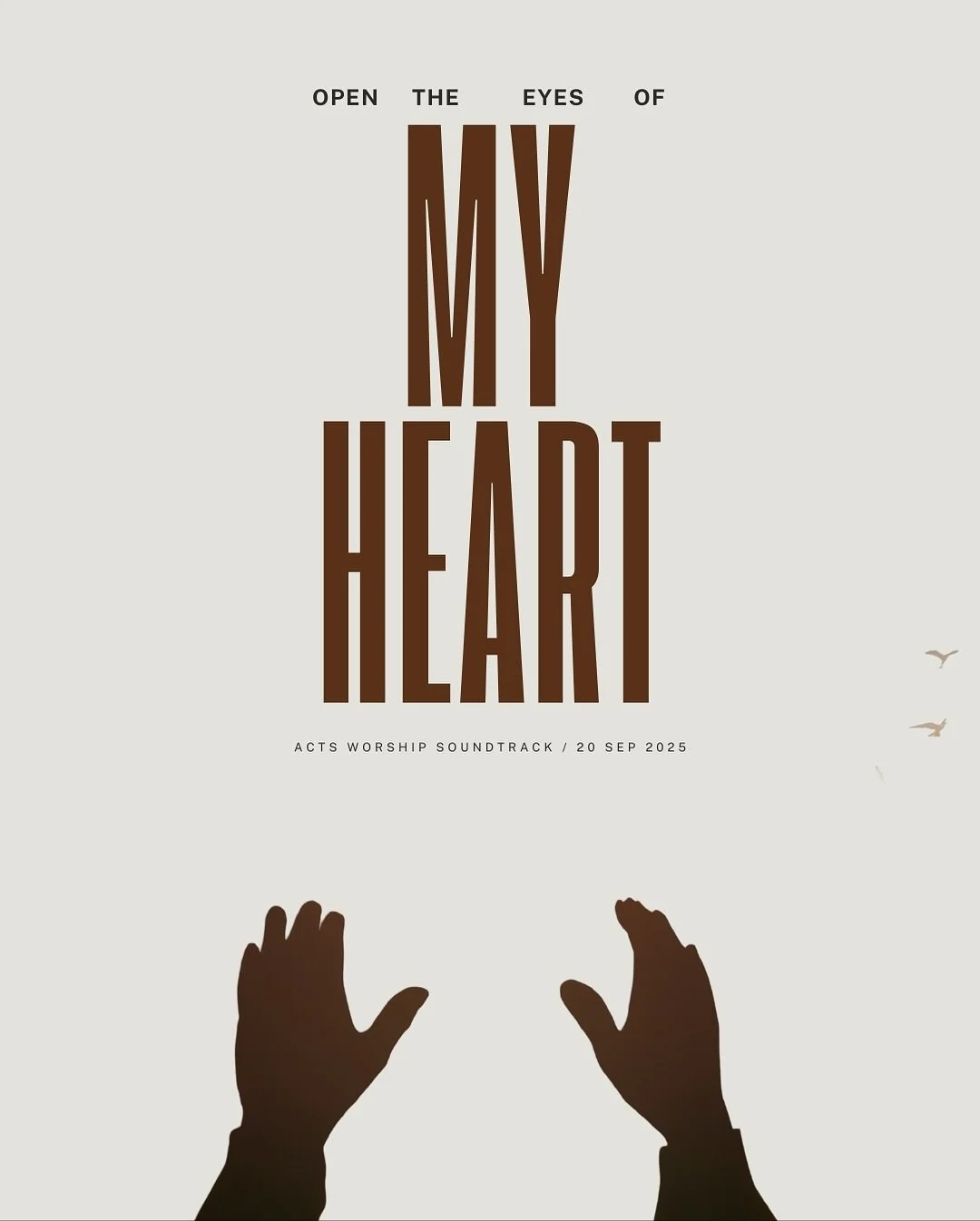 Tomorrow’s worship vibe. โจ๐ถ
#WeAreActsChurch #WorshipSoundtrack