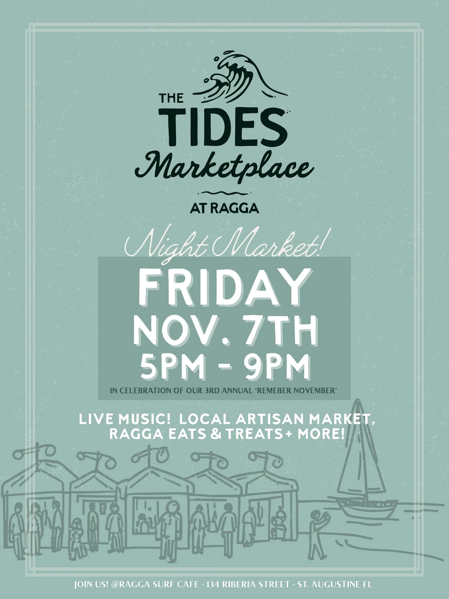 Join us by the waterfront at Ragga Surf Cafe on Friday Nov. 7th 5-9pm for a celebration with live music, delicious food and drinks, & over 25+ local artists and makers. 
November is National Adoption Month. The spirit of adoption reminds us that