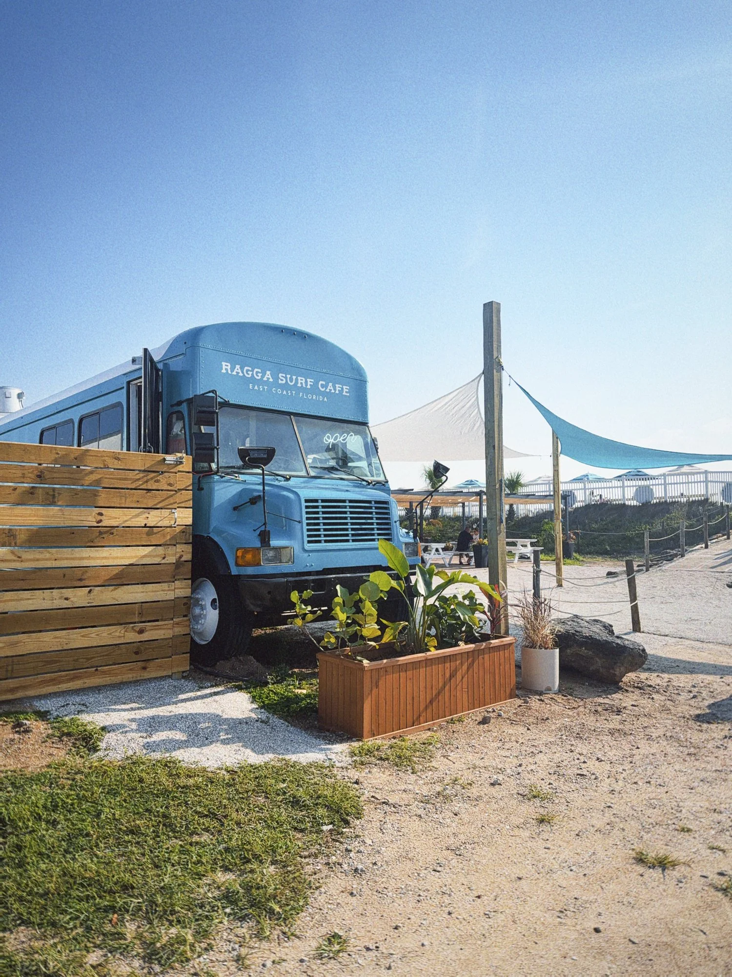 Marineland FL - Ragga Surf Cafe reopens summer of 2026 for scratch made breakfast and lunch. Oceanfront views in Marineland Dolphin Adventure