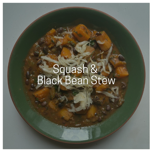 Squash &  Black Bean Stew