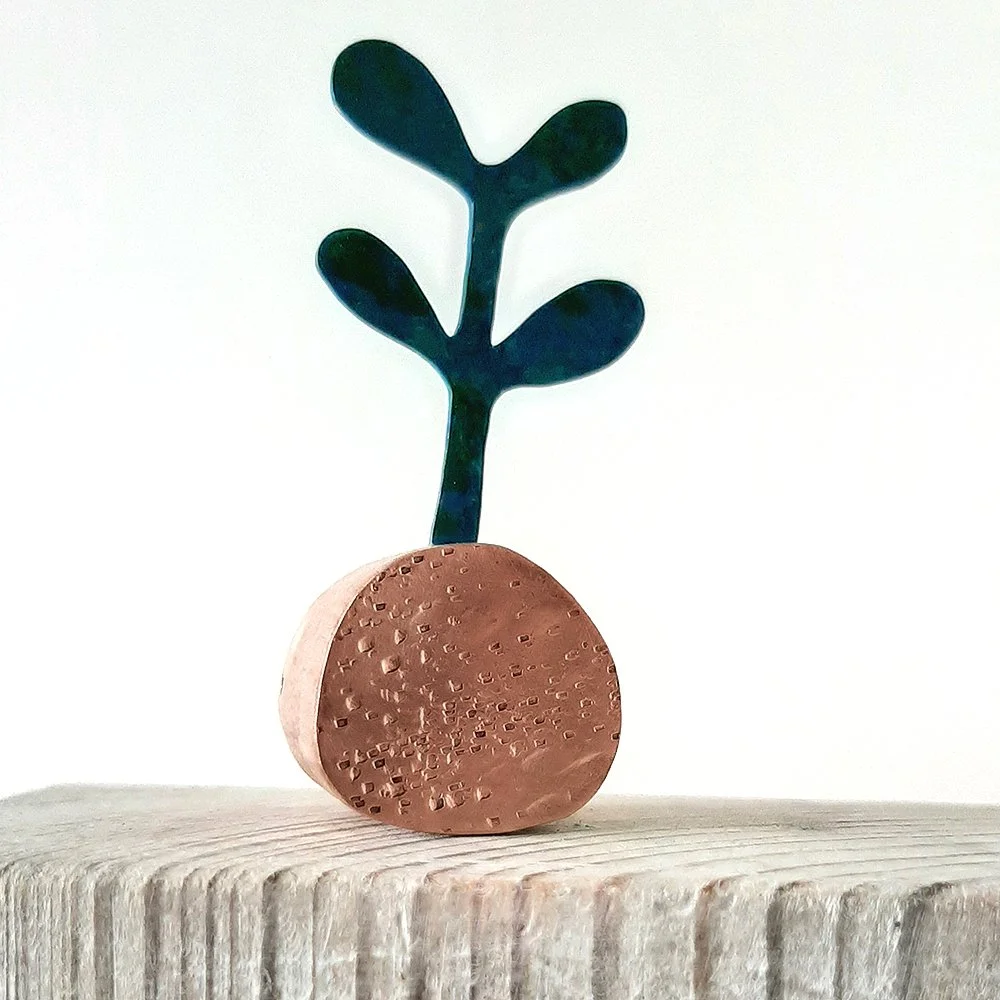12 Kerry Day Arts Botanical Copper Blue Green Money Tree Sculpture 1c.jpg