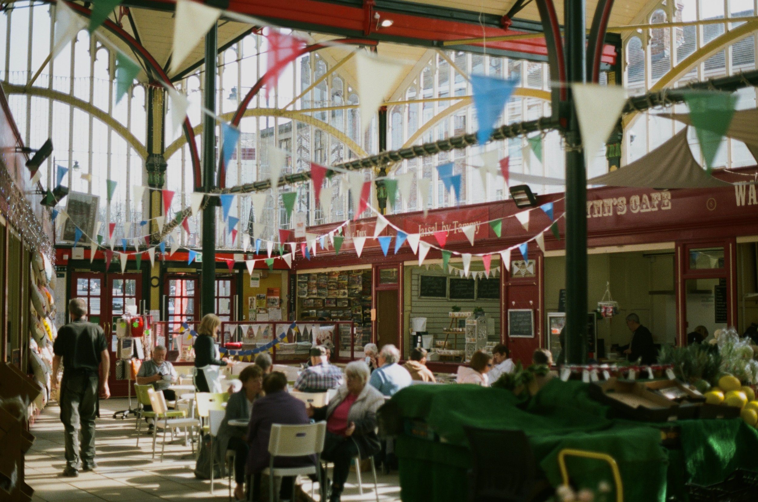 Tea time in Stockport Market