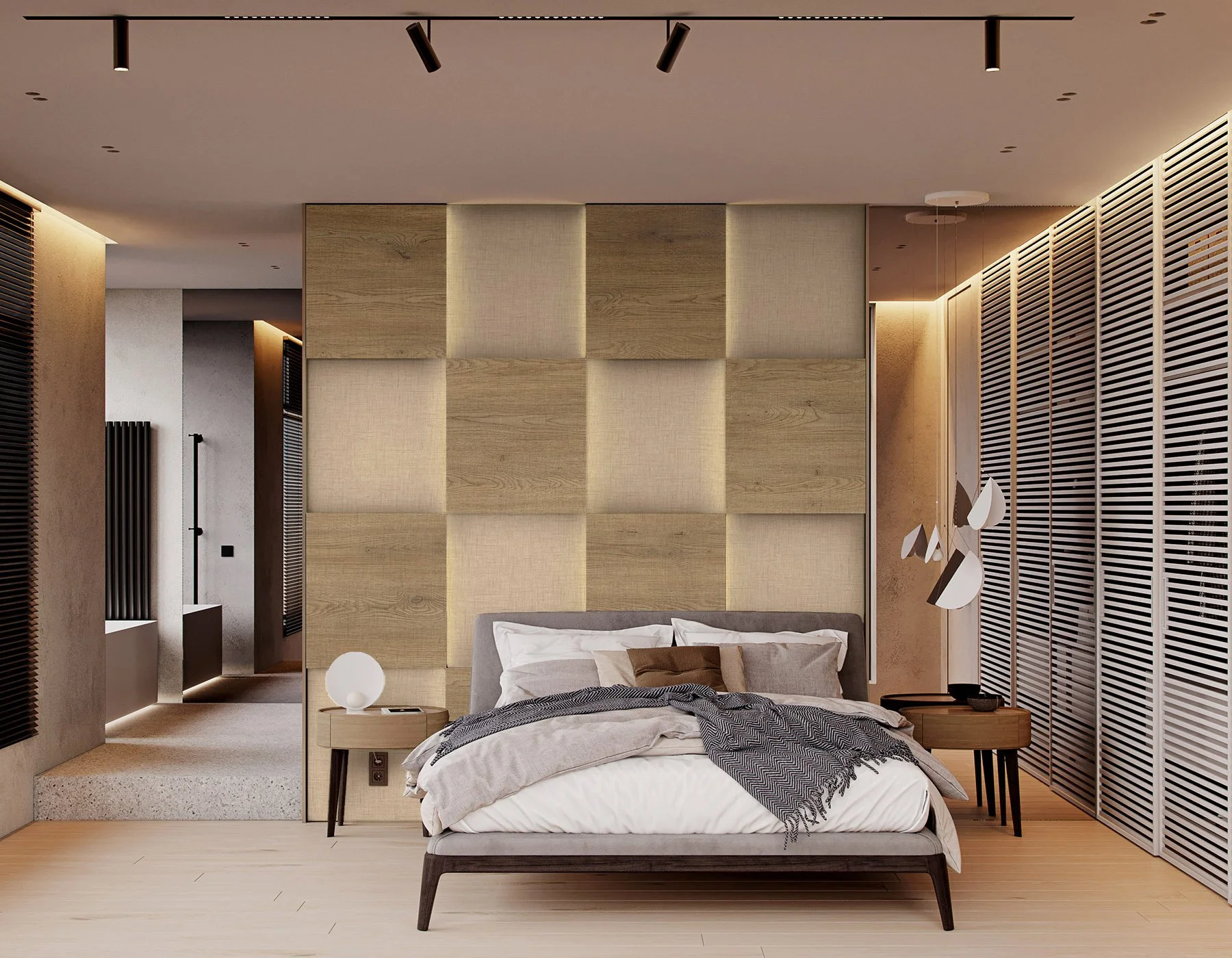 Kronospan LC54 EE - Beige Linen Bedroom