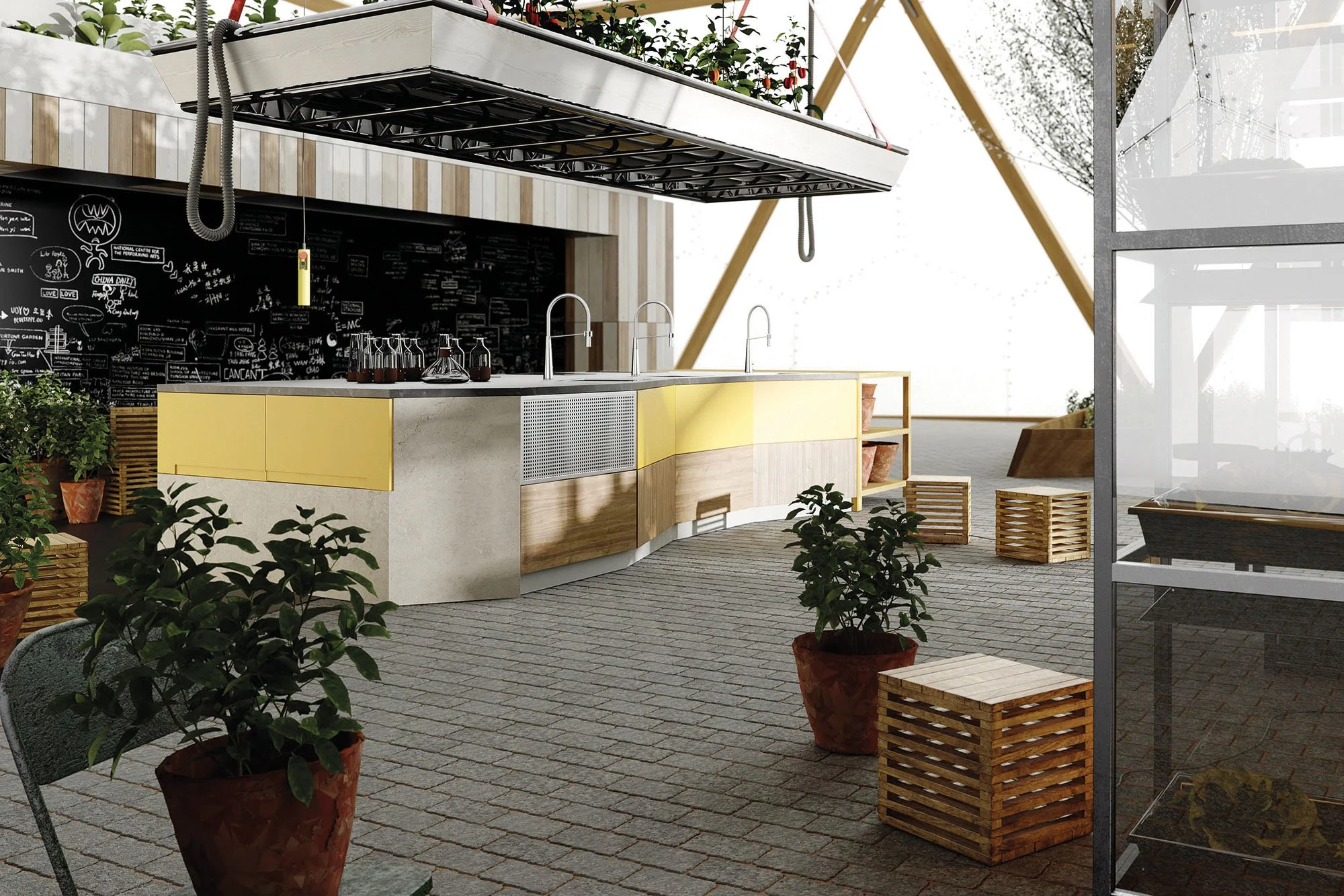 Kronospan K009 PW - Dark Select Walnut Patio