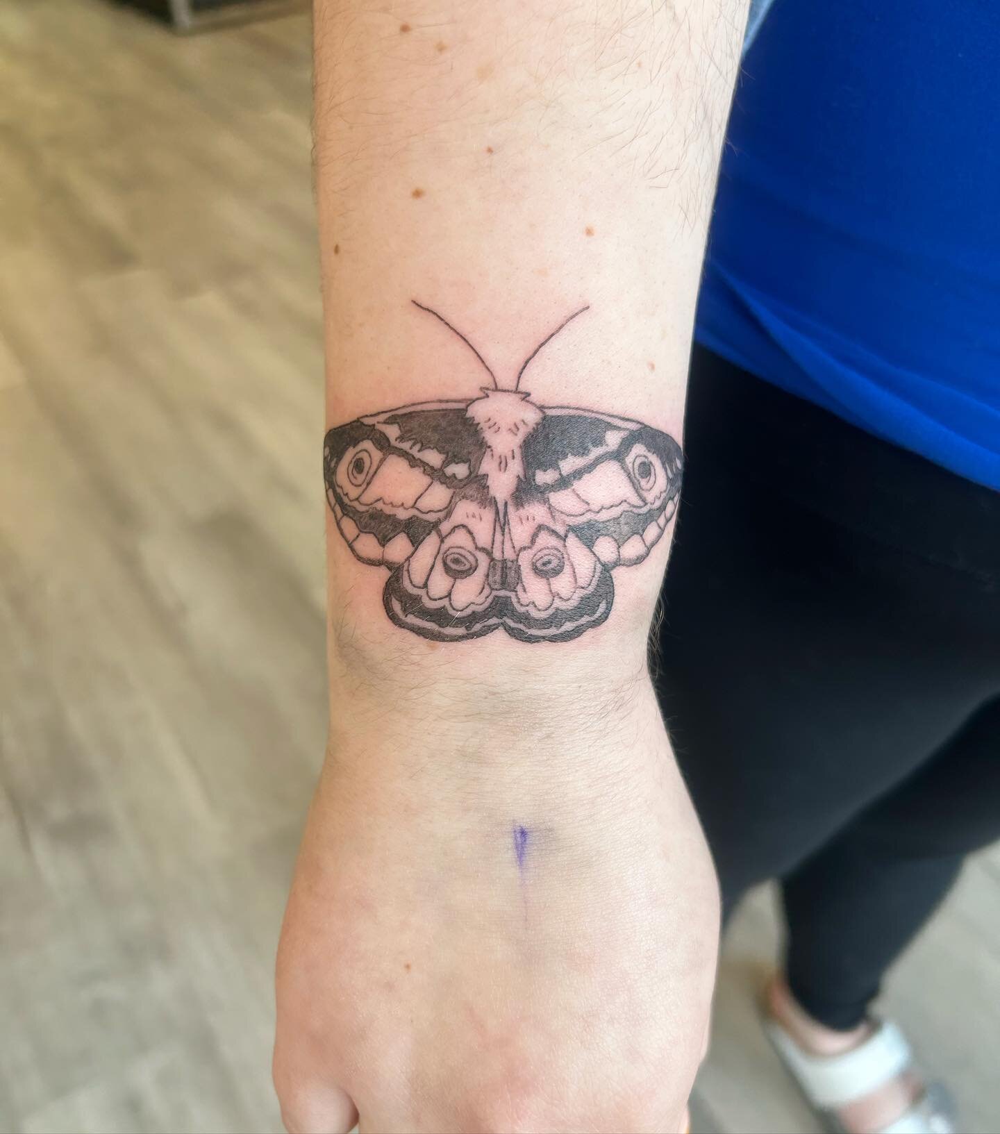 Wrist moth for Emily!! Thank you again!!